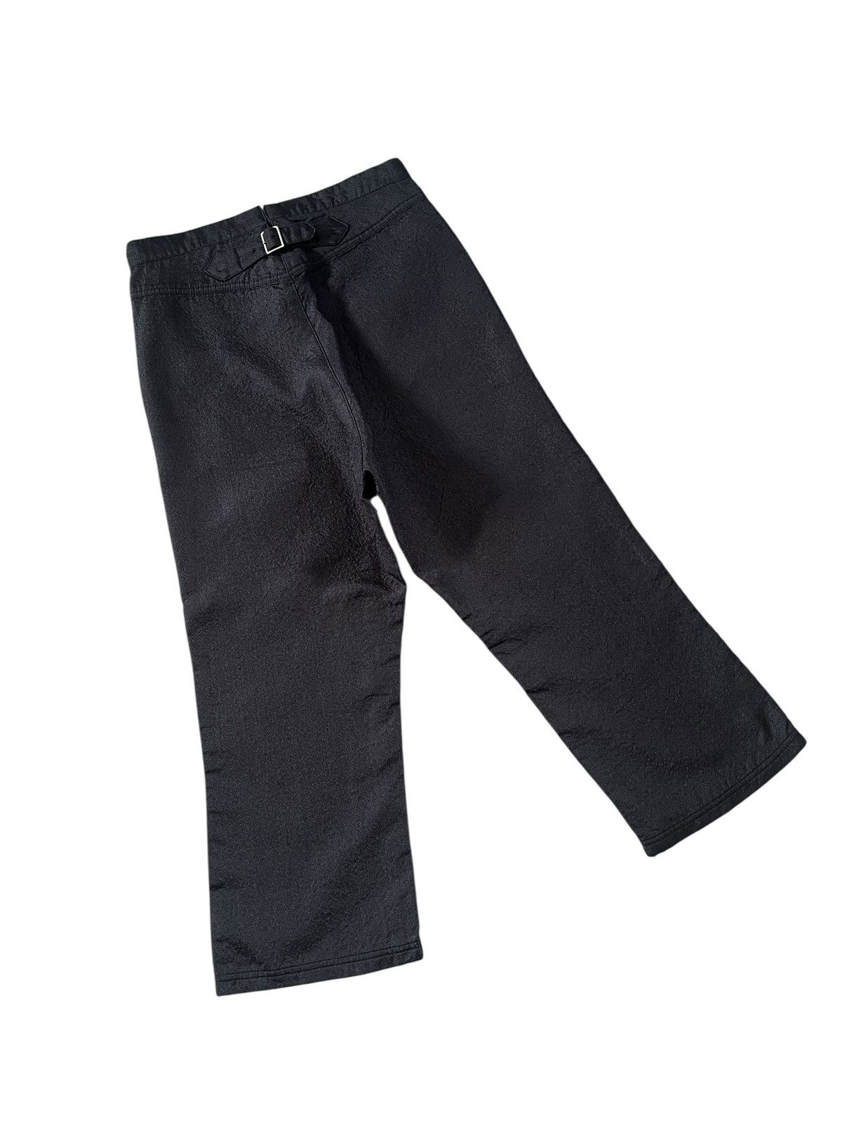 Tricot Comme des Garçons Textured Buckle High Waist Pants Womenswear