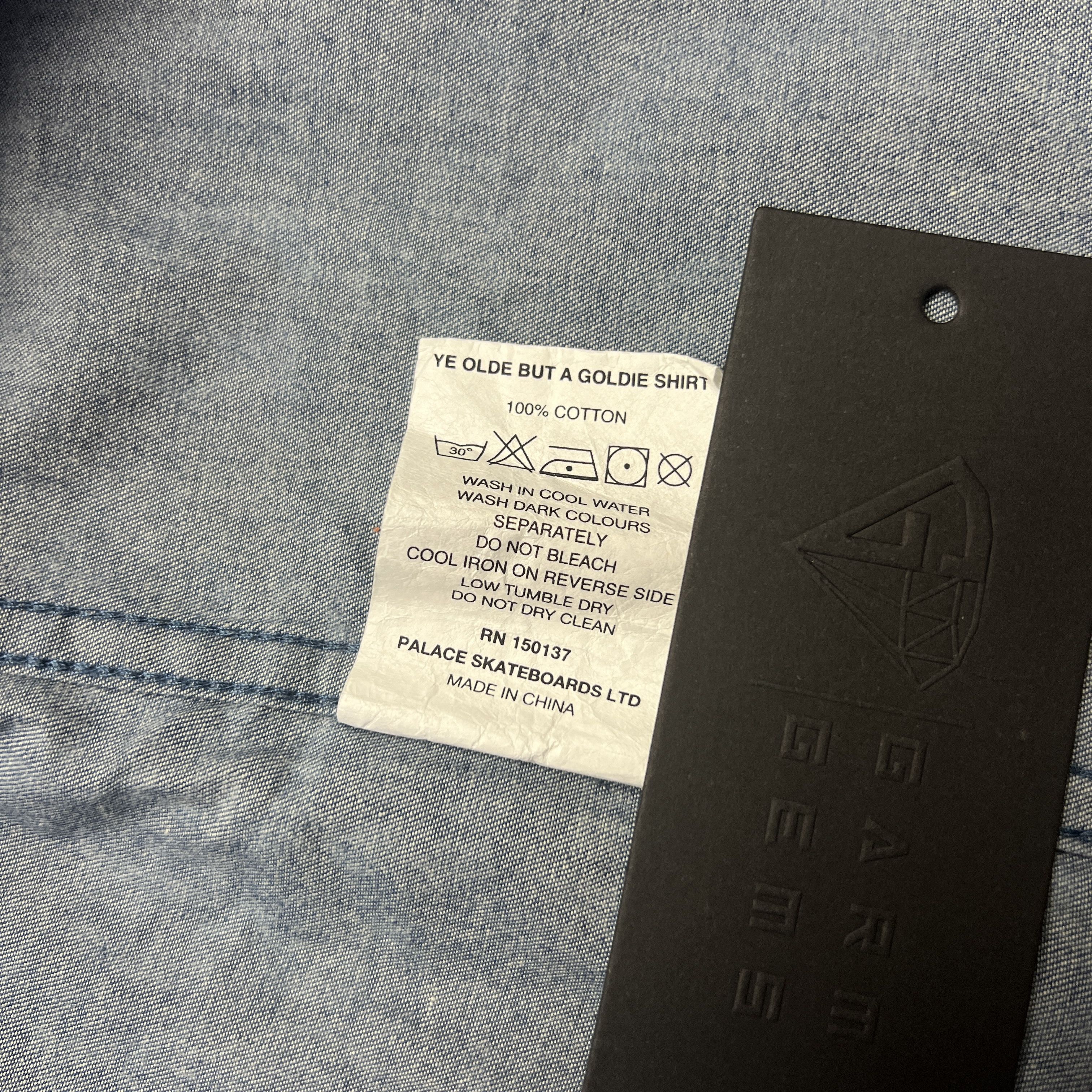 Palace Palace Ye Olde But A Goldie Button Up Long Sleeve Shirt Size US L / EU 52-54 / 3 - 5 Thumbnail