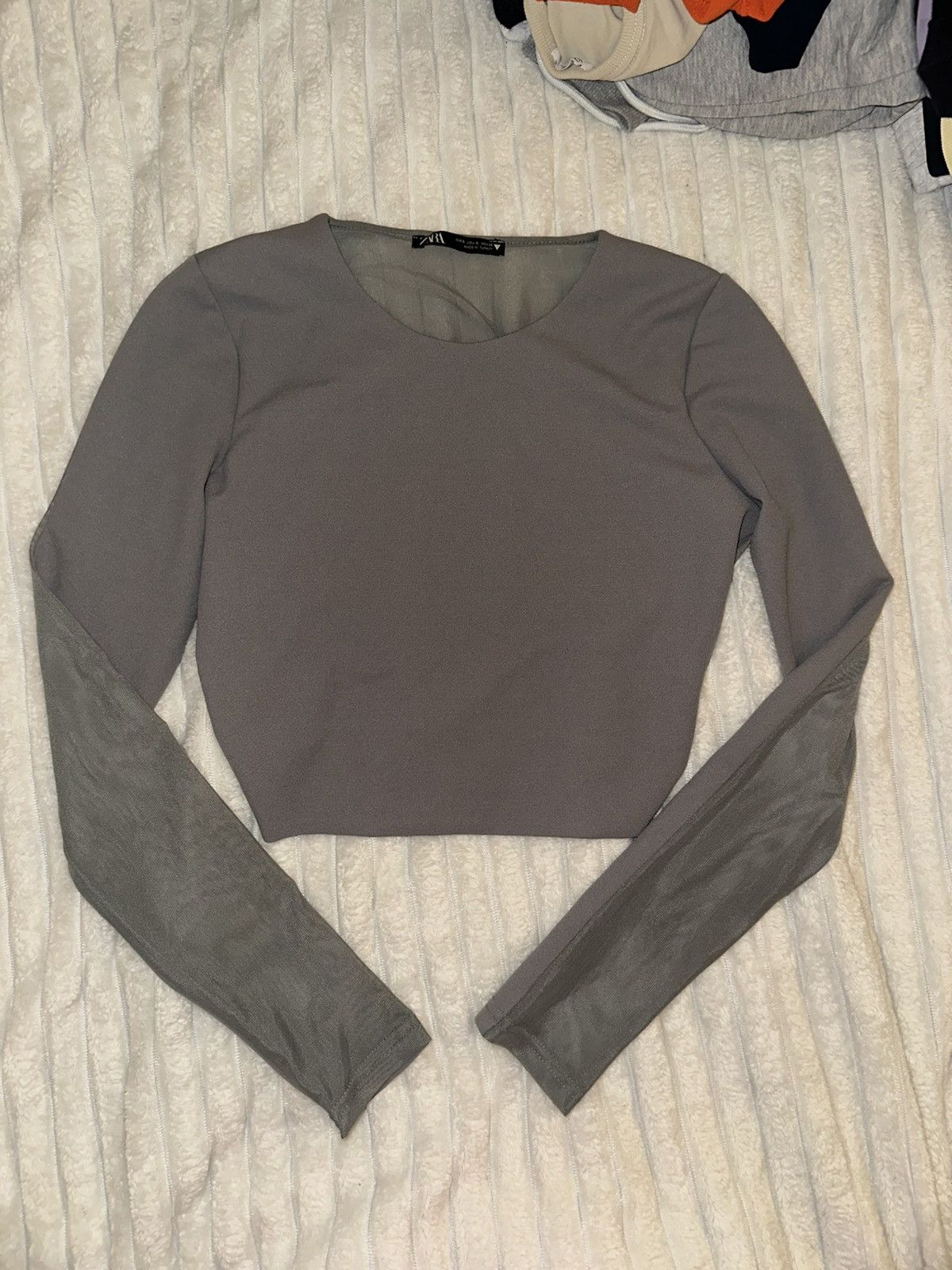 Zara Zara Open Back Crop Top Size S / US 4 / IT 40 - 1 Thumbnail