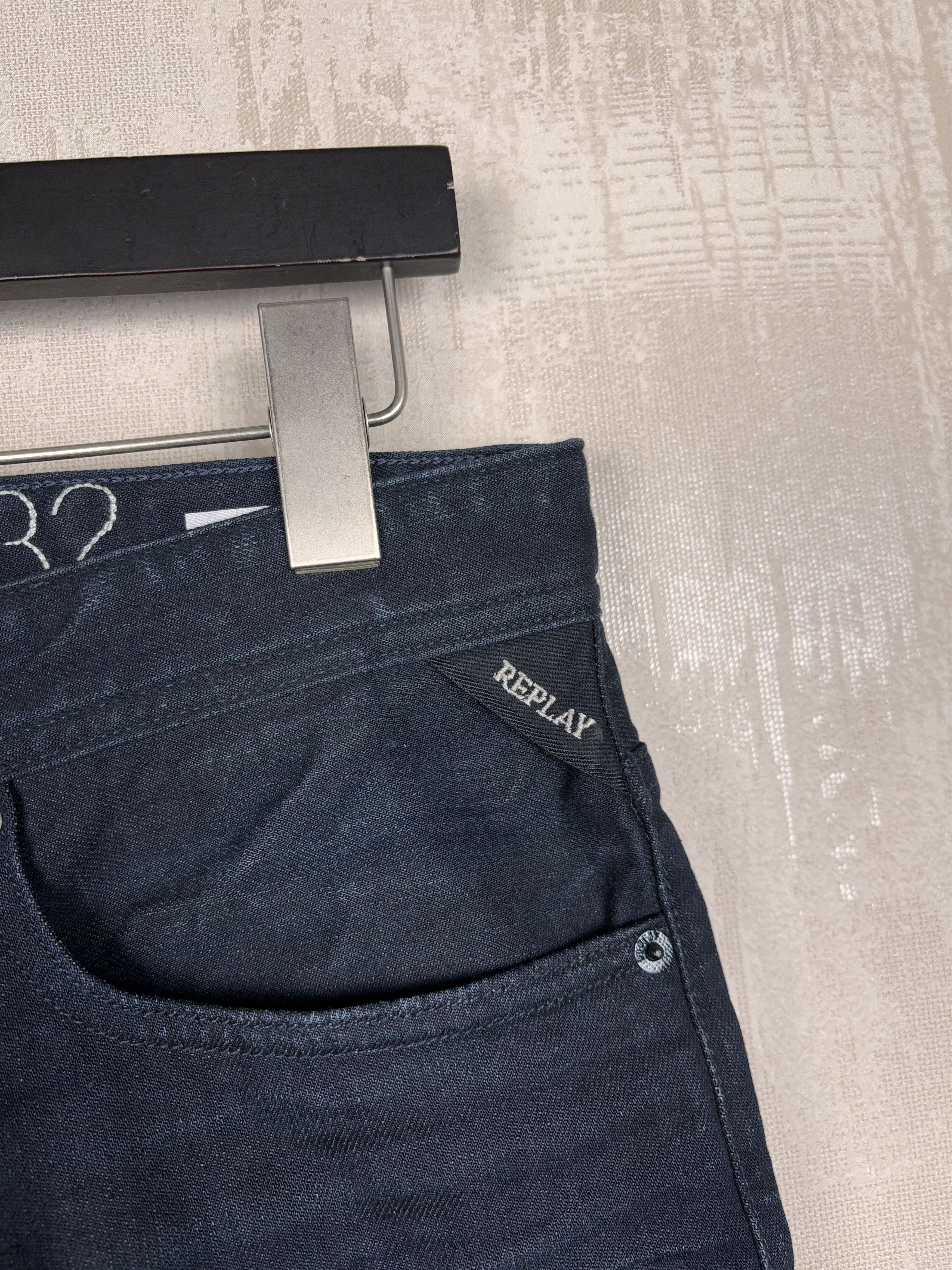 Replay Replay RBJ 901 Taper Jeans W 32 / L 34 Dark Blue RRP £ 125 Size US 32 / EU 48 - 14 Thumbnail
