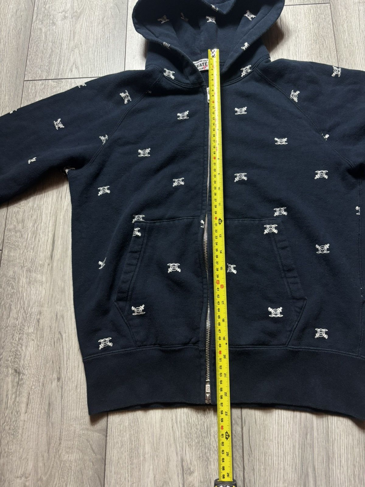 Bape Bape baby milo pirate store monogram zip hoodie Size US S / EU 44-46 / 1 - 6 Thumbnail