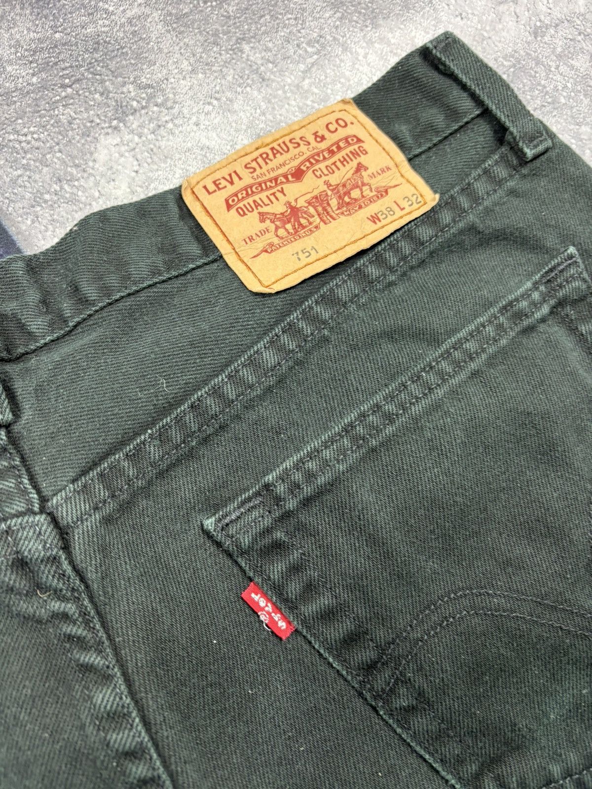 Levi's LEVIS Vintage Black Denim Baggy Jeans Pants Streetwear Hype Size US 38 / EU 54 - 5 Thumbnail