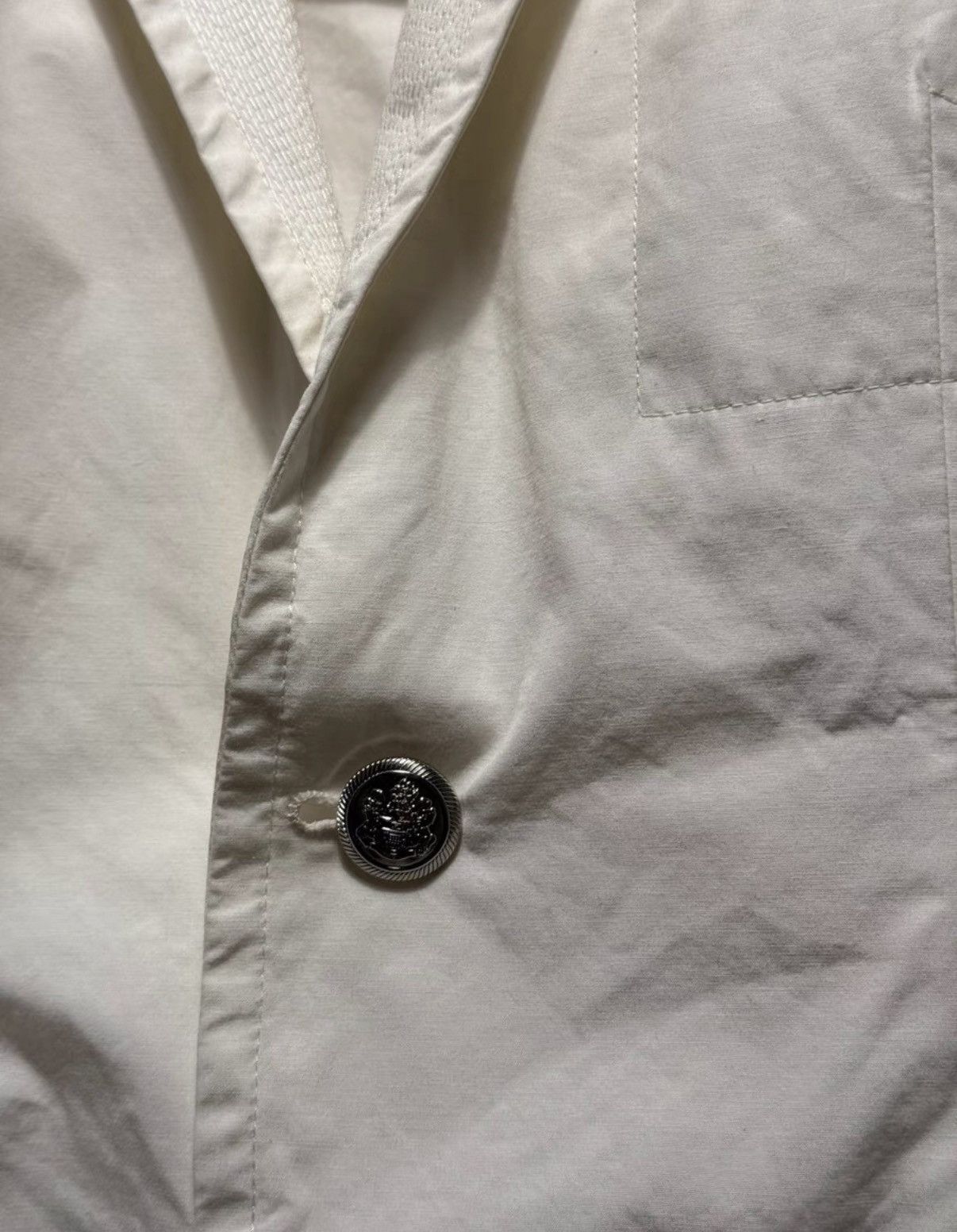 Hugo Boss HUGO BOSS Silver Button Blazer / Suit Jacket K24 Size US M / EU 48-50 / 2 - 2 Thumbnail