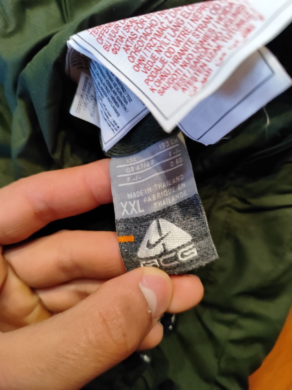 Nike ACG Vintage Nike ACG Reversible Jacket XXL Size US XXL / EU 58 / 5 - 8 Thumbnail