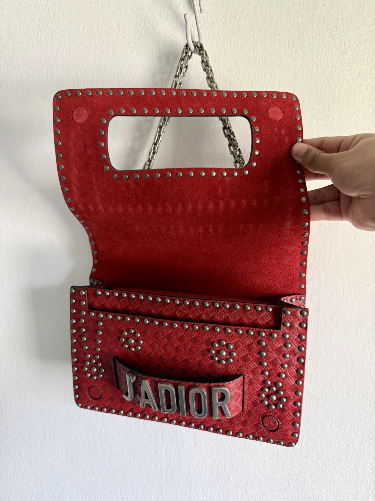 Dior Christian Dior J'Adior Flap Bag studded calfskin leather Size ONE SIZE - 9 Thumbnail