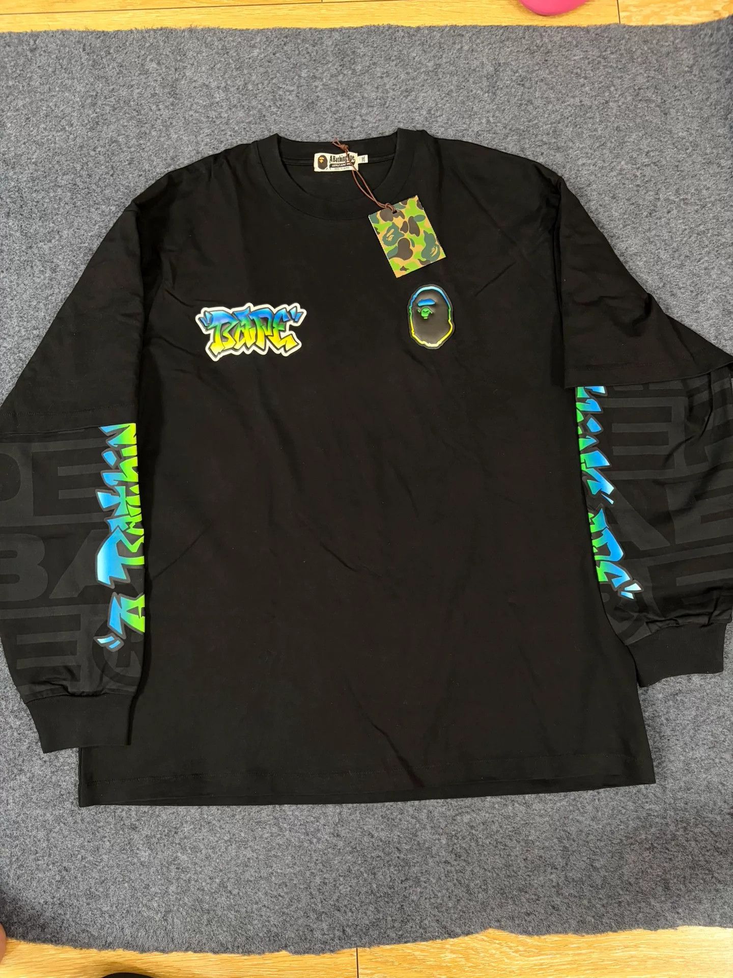 Bape Bape Multi Space Sweatshirt Pullover Size US XXL / EU 58 / 5 - 1 Thumbnail