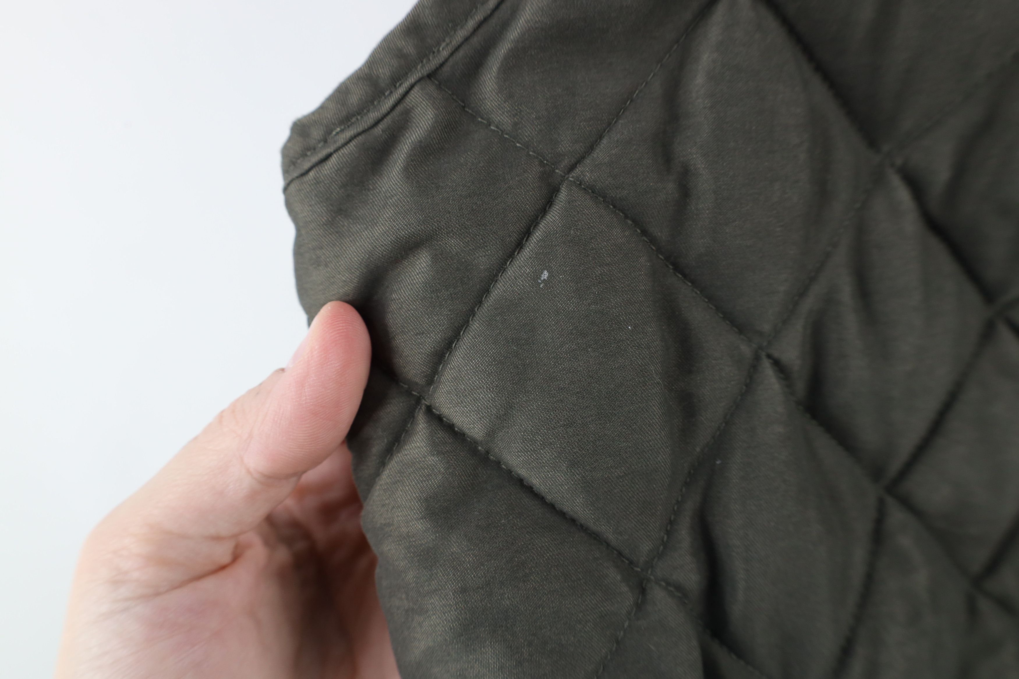 Cabelas × Vintage Vintage Cabelas Quilted Full Zip Vest Jacket Grayish Green Size XL / US 12-14 / IT 48-50 - 9 Thumbnail