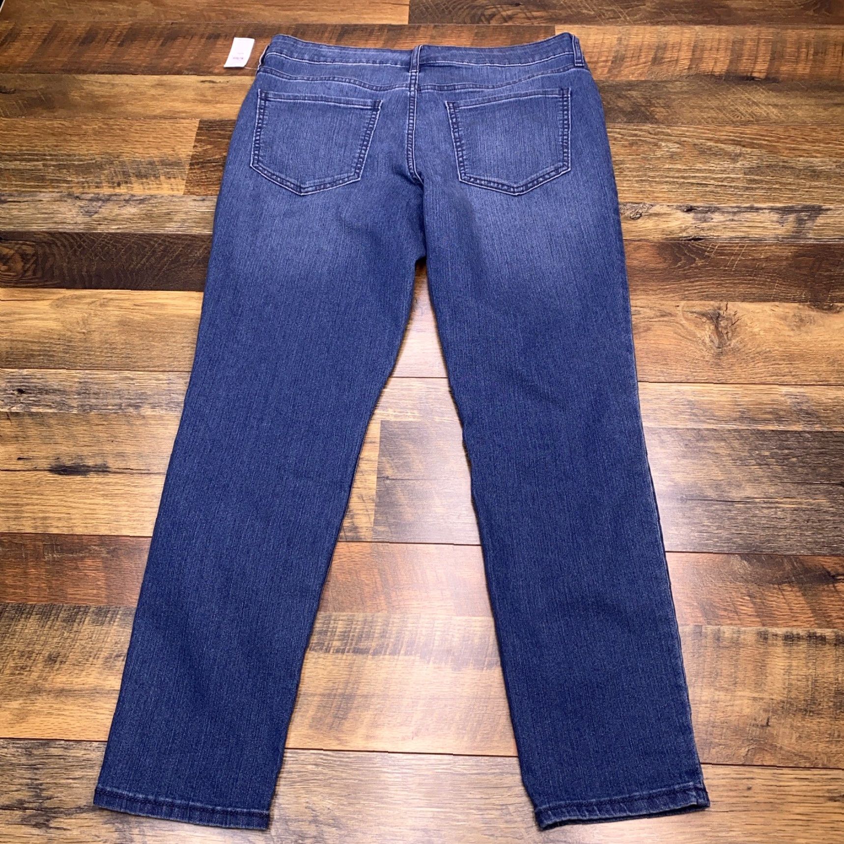 Old Navy Old Navy Jeans Skinny 12 Short Mid Rise Blue Denim 5-Pocket Stretch Regular Size 34" / US 12 / IT 48 - 2 Thumbnail