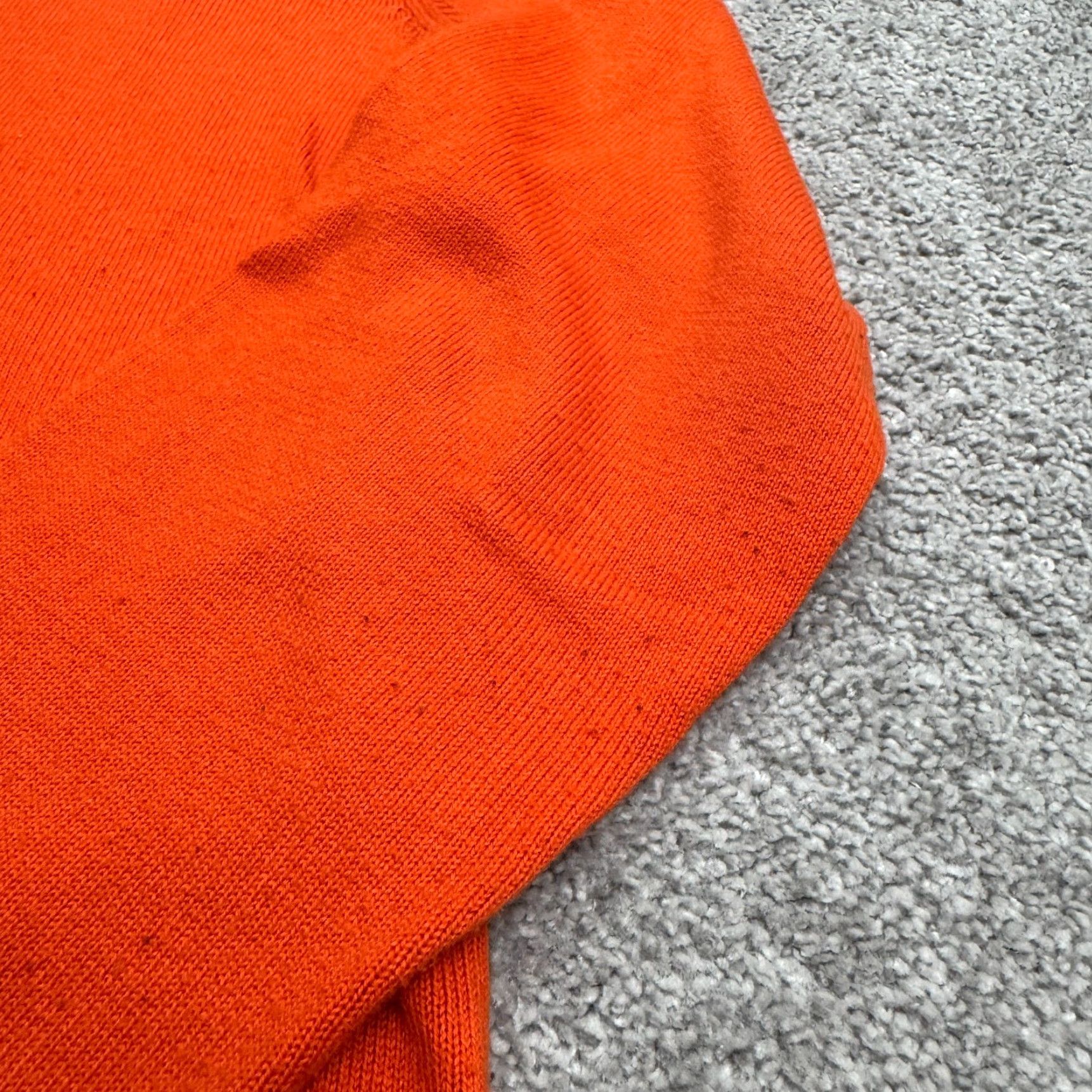 Vintage VINTAGE Yarnworks Pullover Shirt Womens Large Orange 90s Classic Knitted Knit Mock Neck Sweater Casual Womens Size L / US 10 / IT 46 - 3 Thumbnail