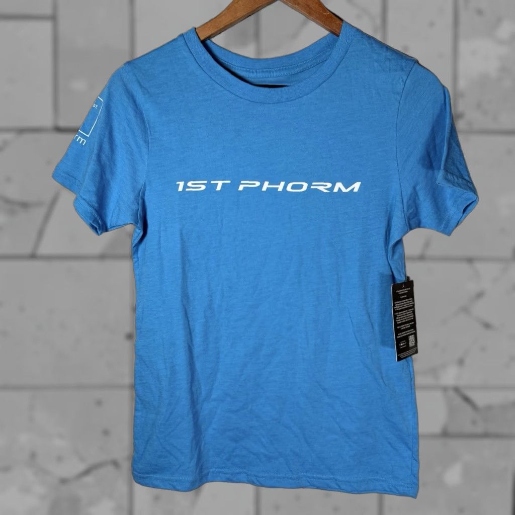 Vintage 1ST PHORM Blue Graphic Tee T-Shirt Unisex Size S Size US S / EU 44-46 / 1 - 1 Thumbnail