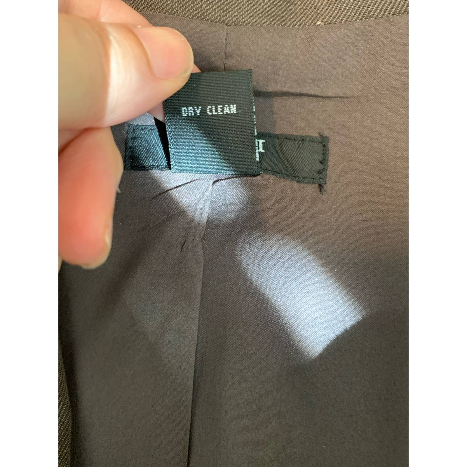 Alfani Alfani brown stitched lapel detail casual blazer size 8P Size M / US 6-8 / IT 42-44 - 4 Thumbnail