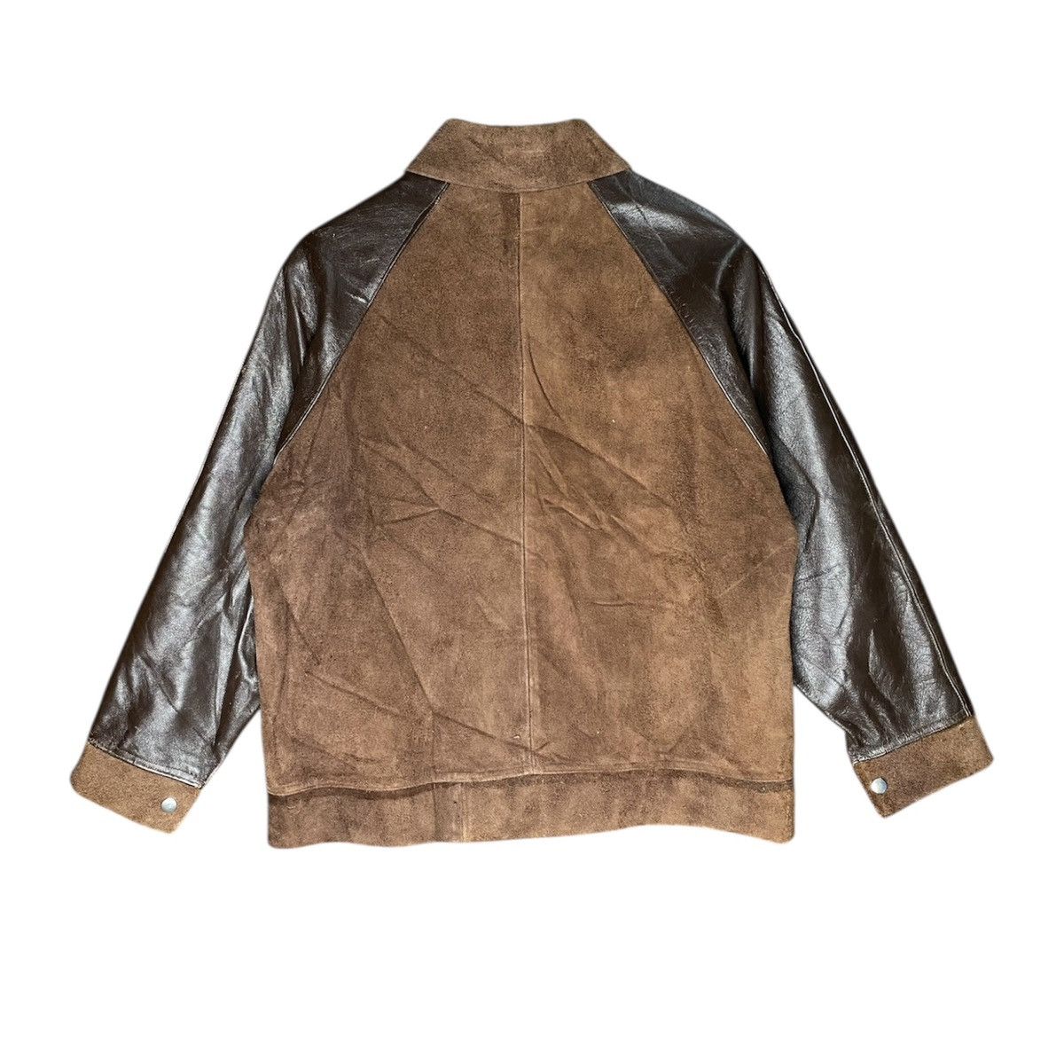 Leather Vintage Handmade Real Leather Bomber Jacket Size US S / EU 44-46 / 1 - 2 Thumbnail