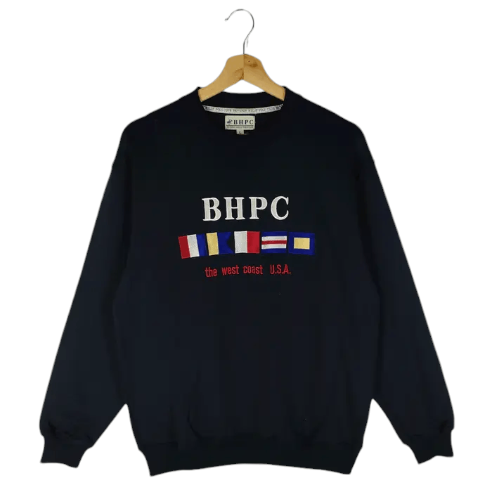 Beverly Hills Polo Club Vintage BHPC Beverly Hills Polo Club Sweatshirts Size US L / EU 52-54 / 3 - 1 Thumbnail