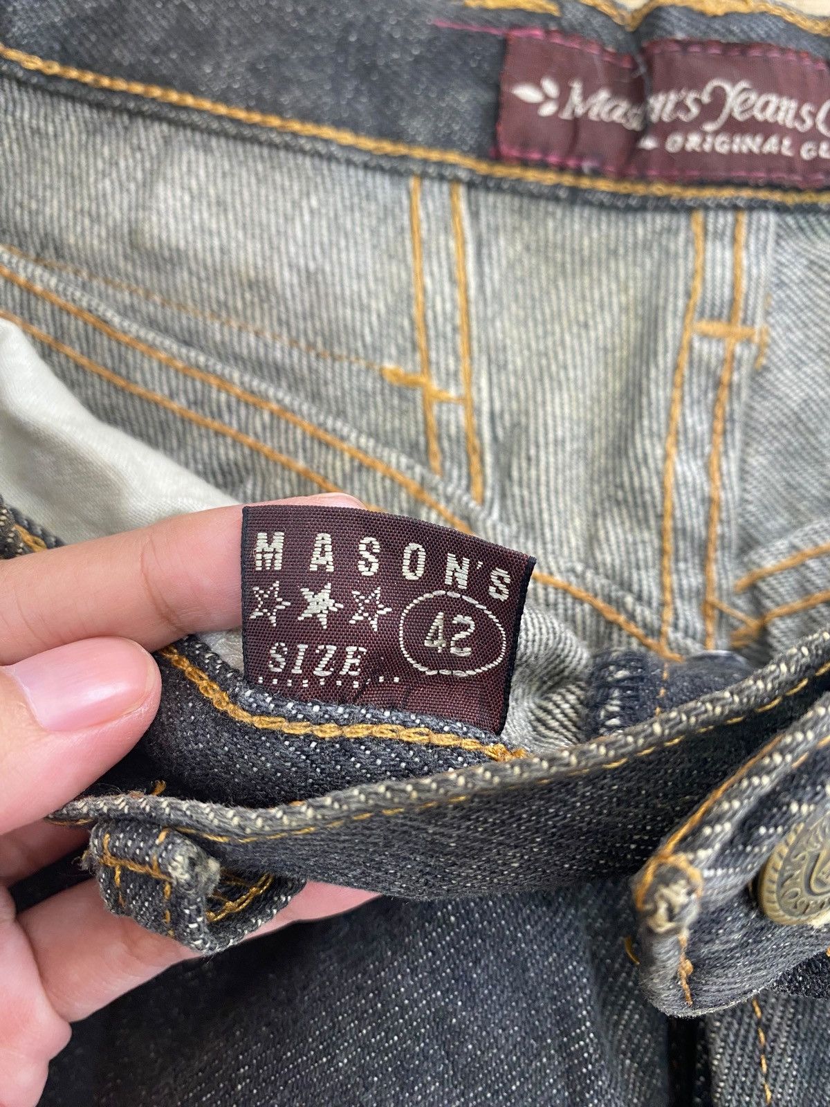 Mason's Mason’s Vintage Loose Style Jeans Size US 26 / EU 42 - 15 Thumbnail