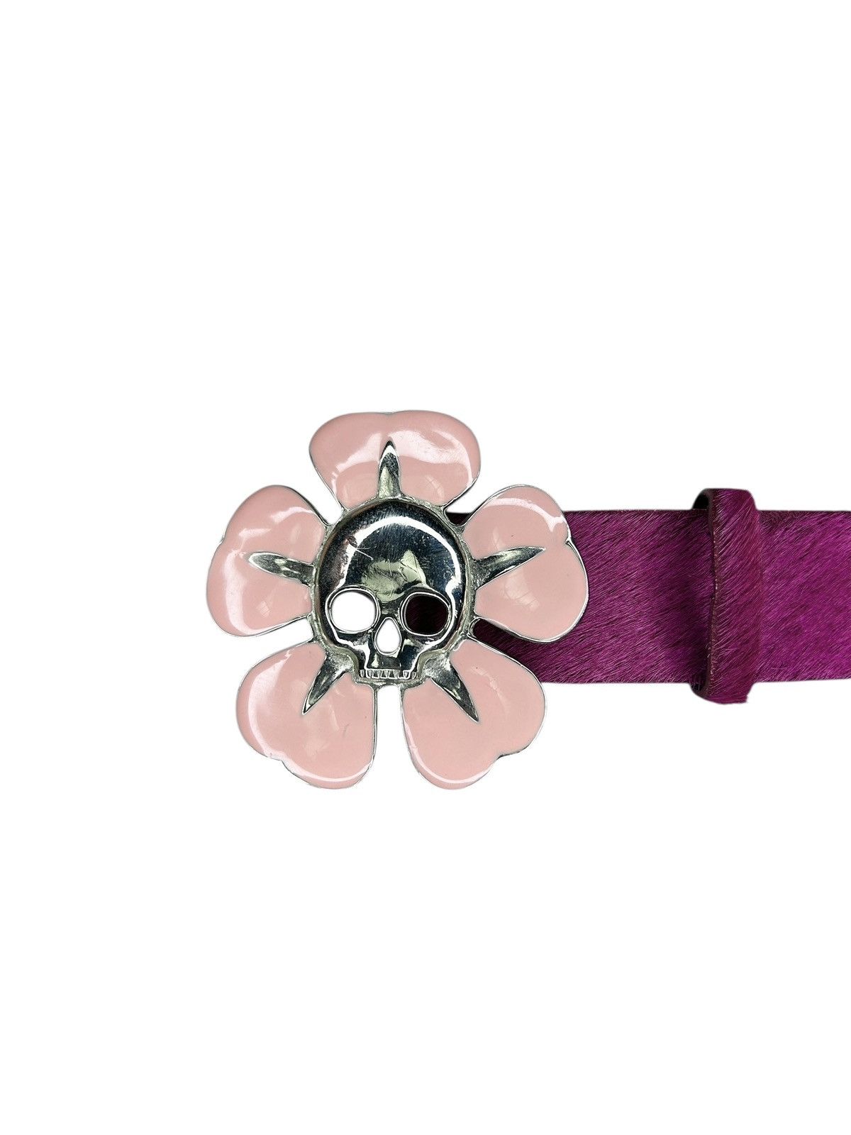 Vivienne Westwood Skull Flower Belt Size 32 - 2 Thumbnail