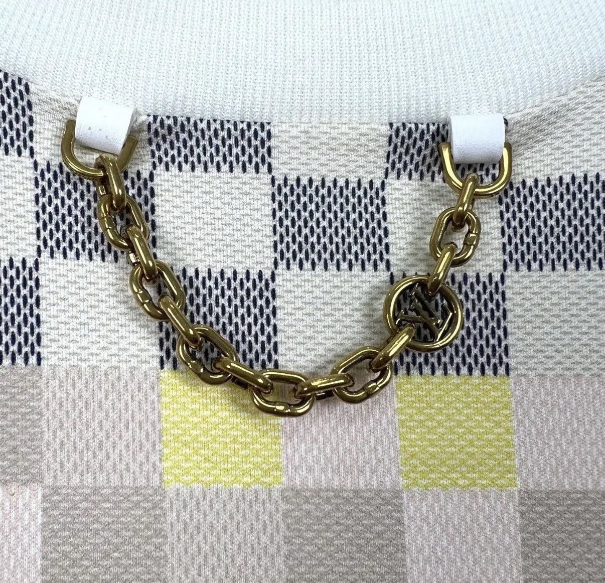 Louis Vuitton Beige Checkered Short-Sleeve Shirt. Size US L / EU 52-54 / 3 - 4 Thumbnail