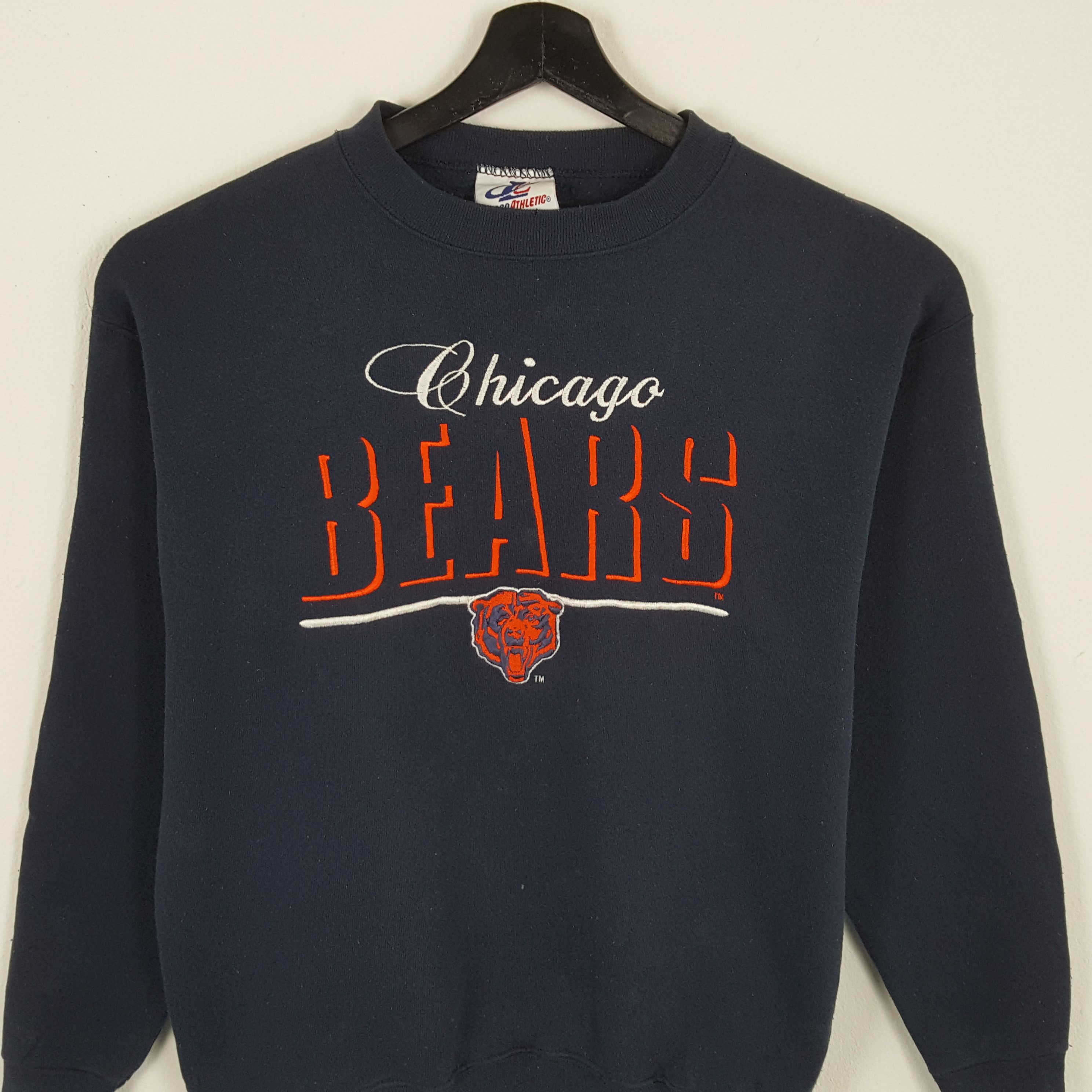 NFL × Vintage NFL CHICAGO BEARS American Football Team Sweatshirt Size US M / EU 48-50 / 2 - 2 Thumbnail