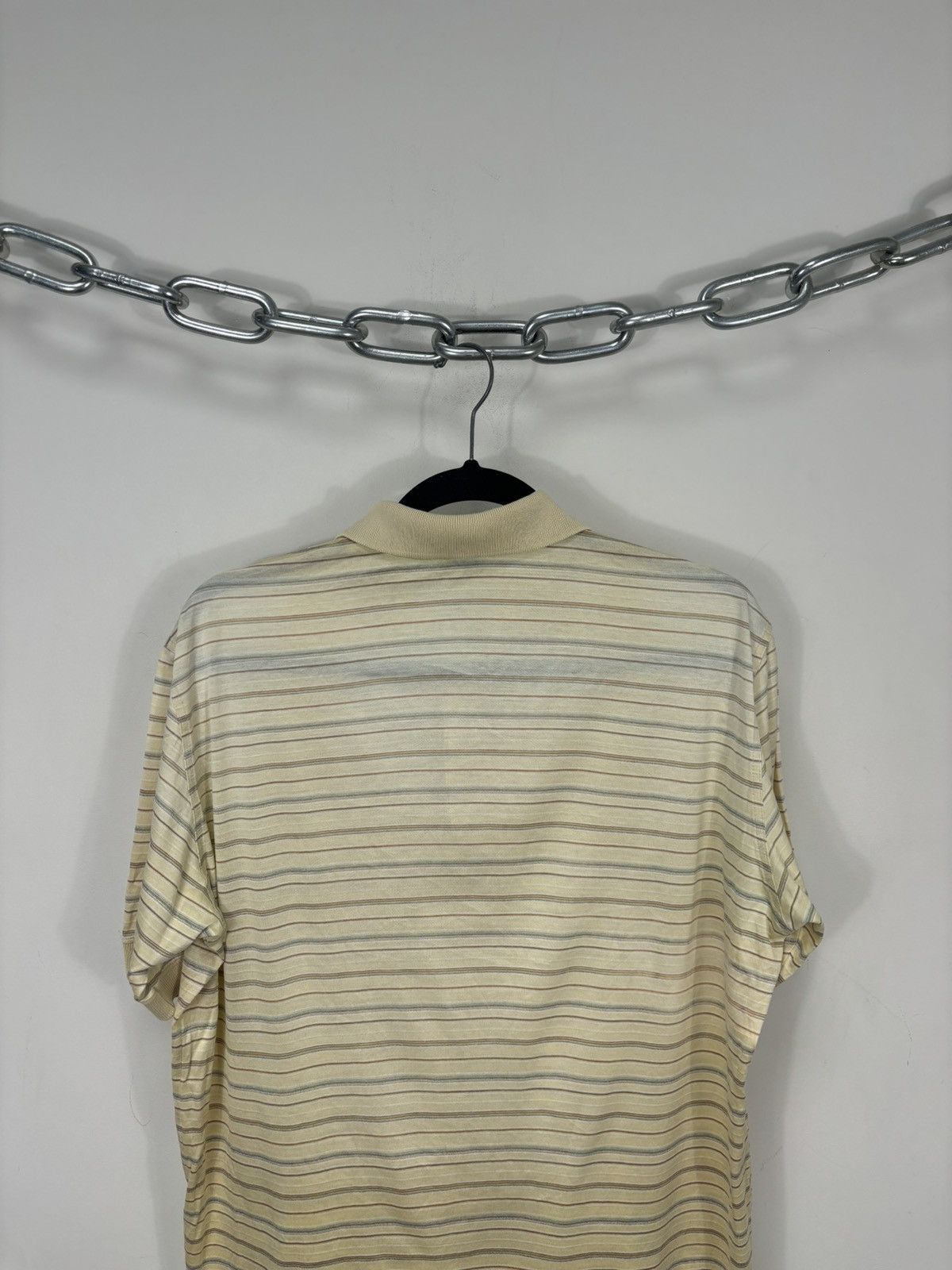 Gran Sasso Gran Sasso Men’s Italian Luxury Classic Striped Polo Shirt Size US L / EU 52-54 / 3 - 15 Thumbnail
