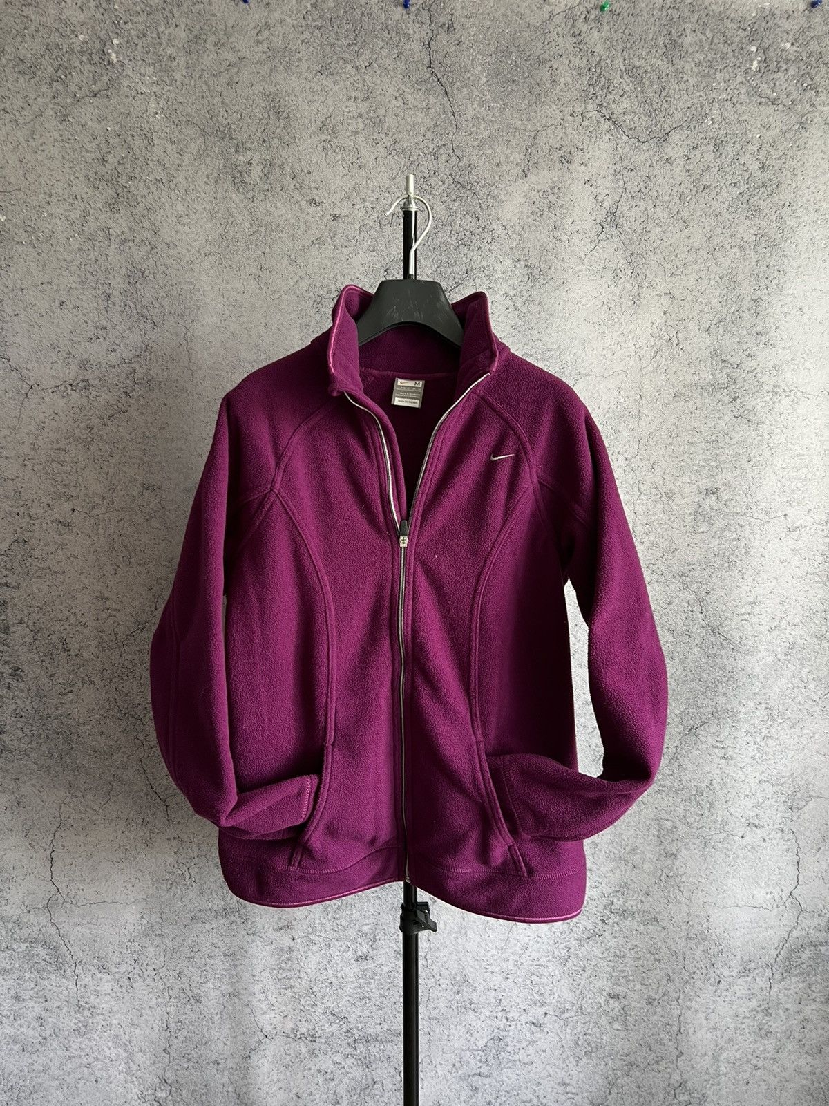 Nike Nike Retro Fleece Zip Up Jacket Mini Swoosh Sweater Size M / US 6-8 / IT 42-44 - 5 Thumbnail
