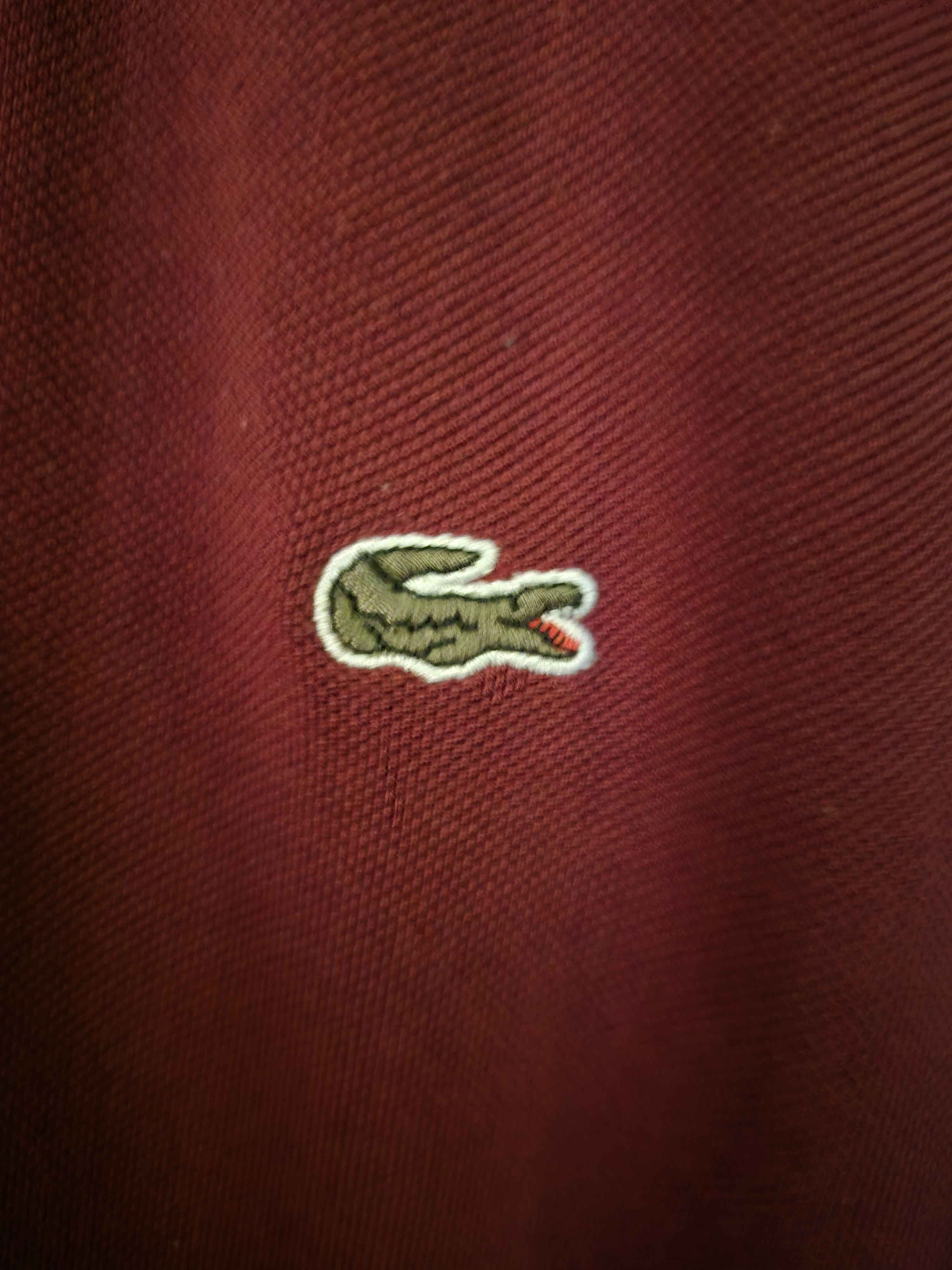 Lacoste Burgundy Lacoste Polo Size US L / EU 52-54 / 3 - 4 Thumbnail