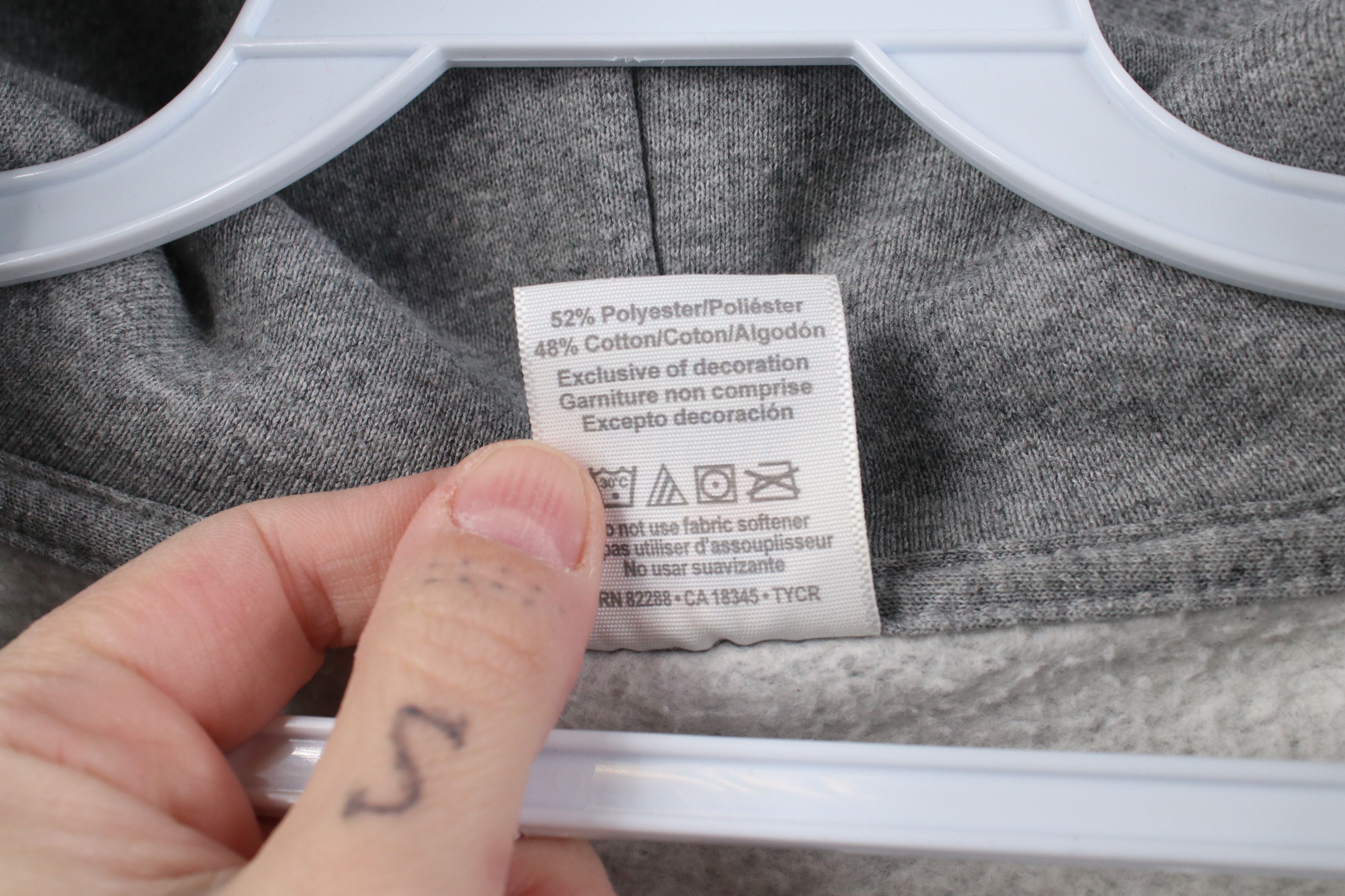 Russell Athletic Vintage Y2K Russell Athletic Hoodie Sweatshirt Heather Gray Size US XXL / EU 58 / 5 - 8 Thumbnail