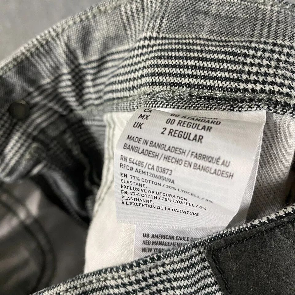 American Eagle Outfitters American Eagle Pants Women's 00 High Rise Jegging Plaid Size 24" / US 00 / IT 34 - 10 Thumbnail