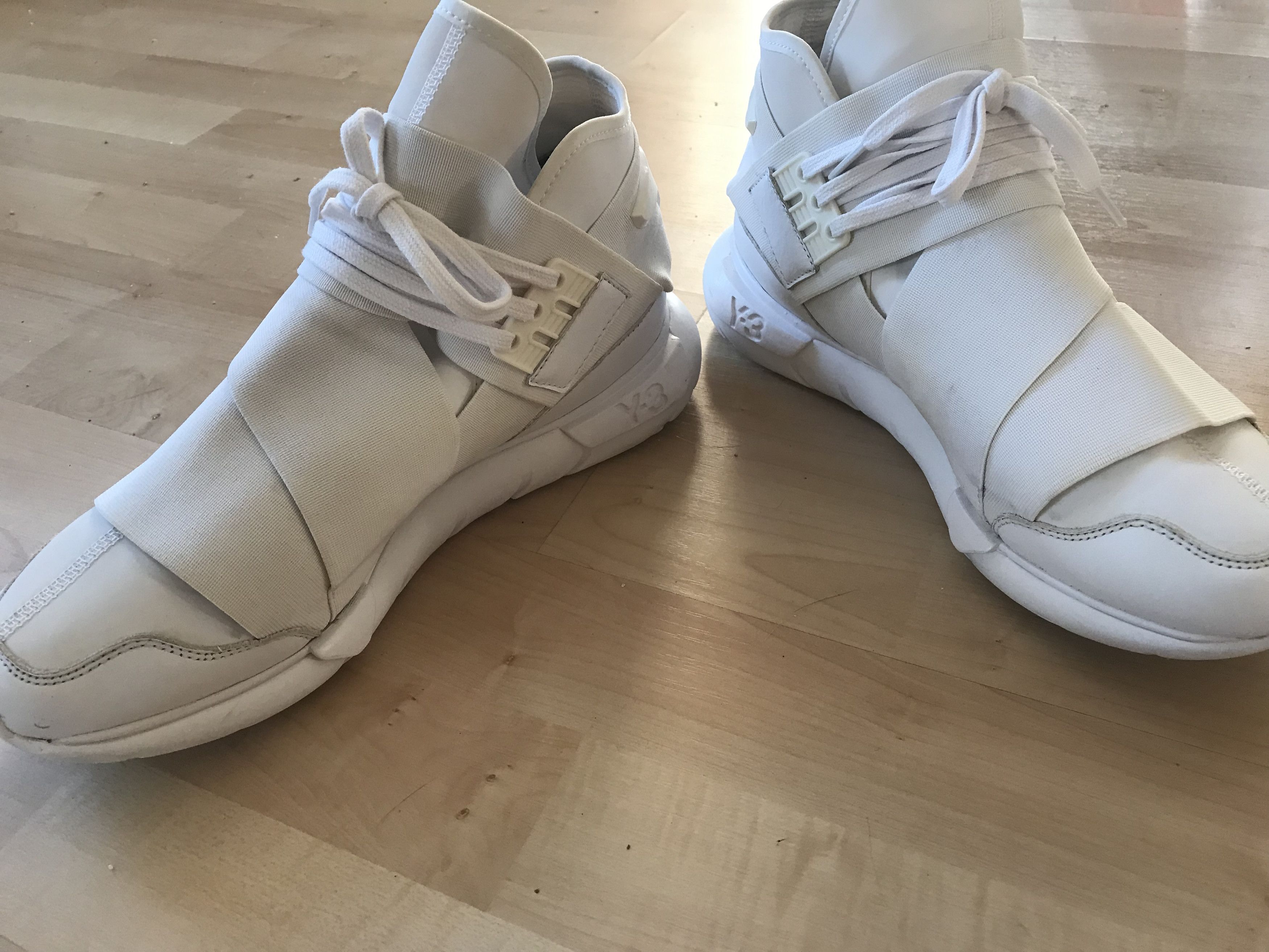 Adidas Y-3 Yohji Qasa High Triple White Size US 10 / EU 43 - 8 Thumbnail