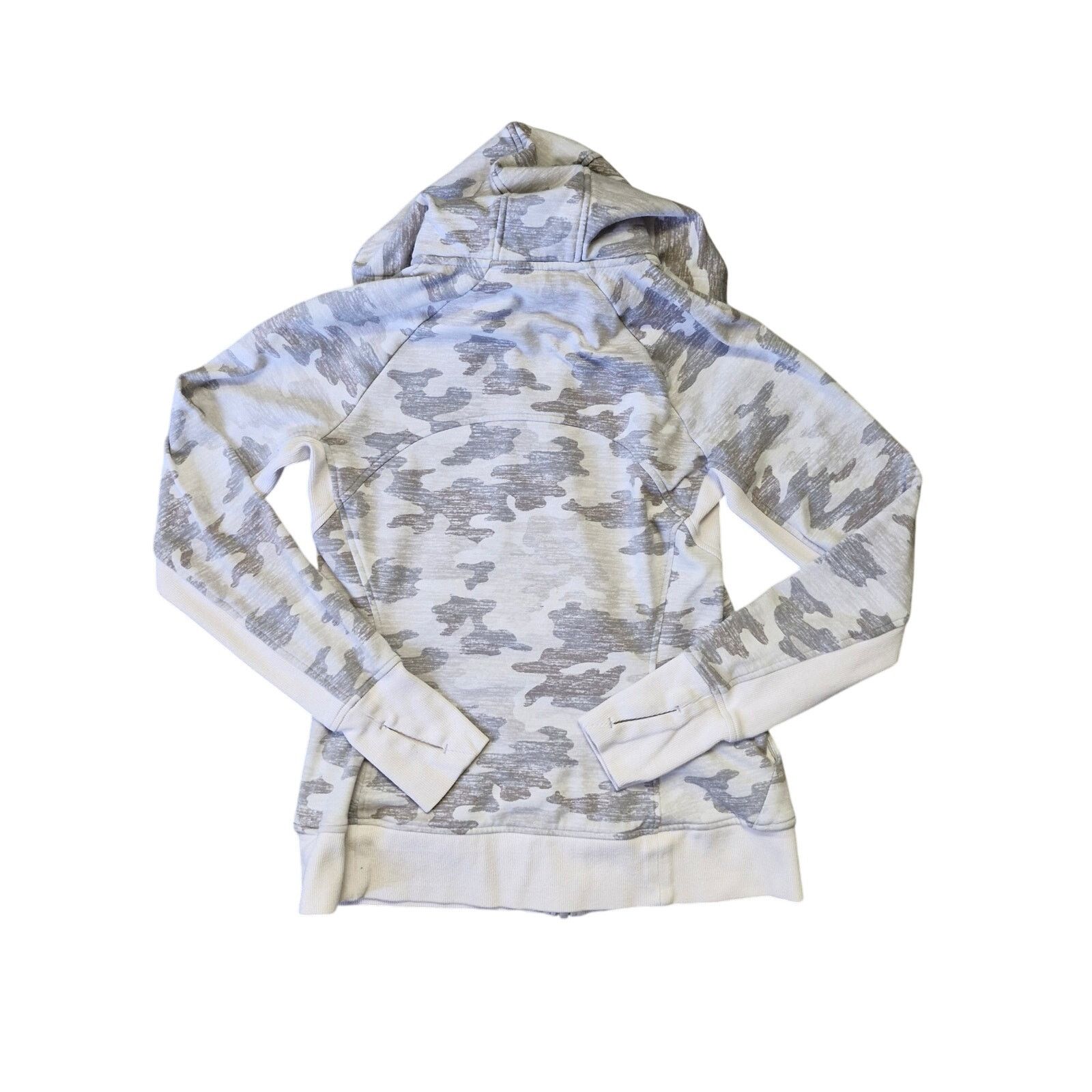 Athleta Athleta Triumph Gray Camouflage Full Zip Jacket Womens Small Size S / US 4 / IT 40 - 5 Thumbnail