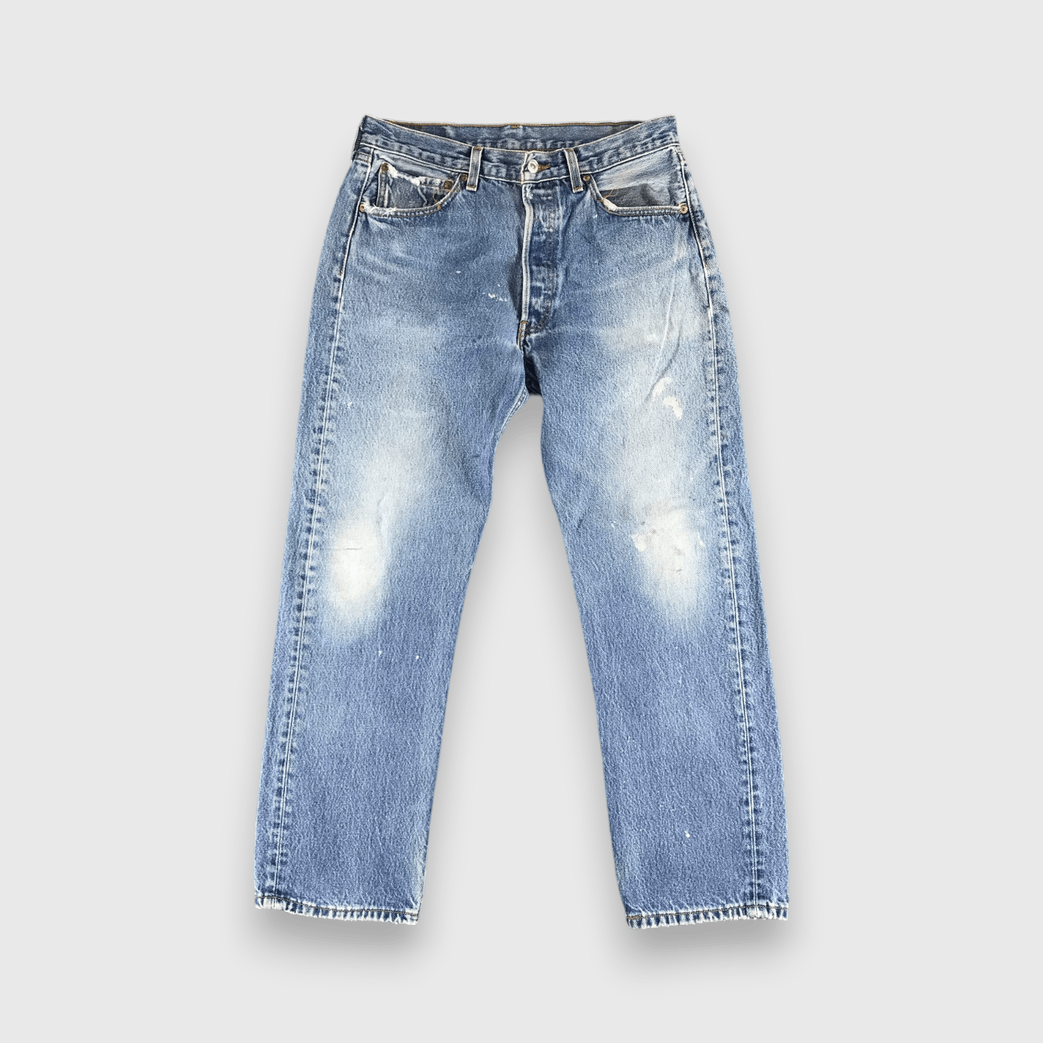 Levi's × Vintage Stone Wash Vintage Levis 501 Jeans -J349 Size US 31 - 1 Thumbnail