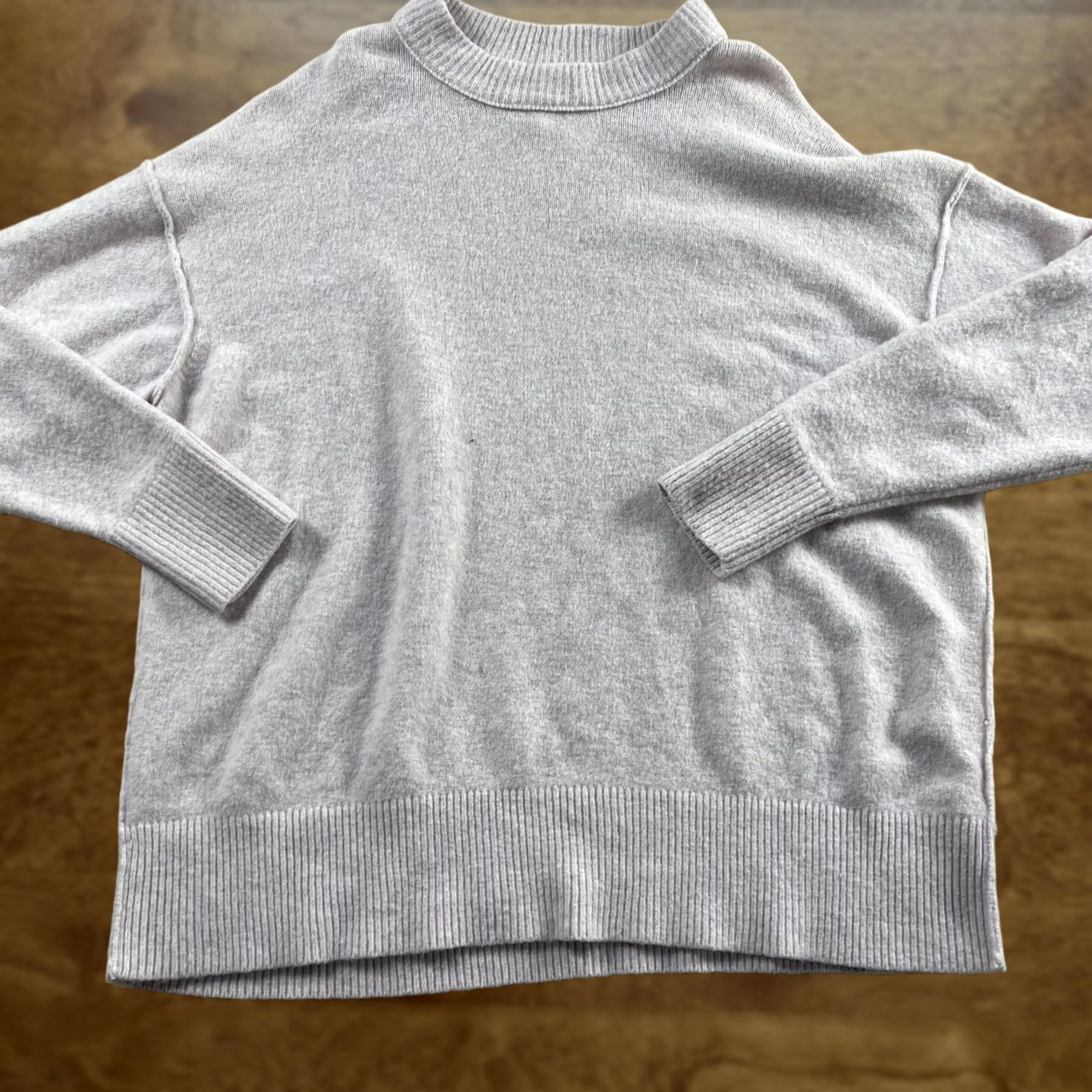 Vintage Aerie Sweater Womens Small Pink Mock Neck Knit Long Sleeve Pullover Relaxed Fit Size S / US 4 / IT 40 - 1 Thumbnail
