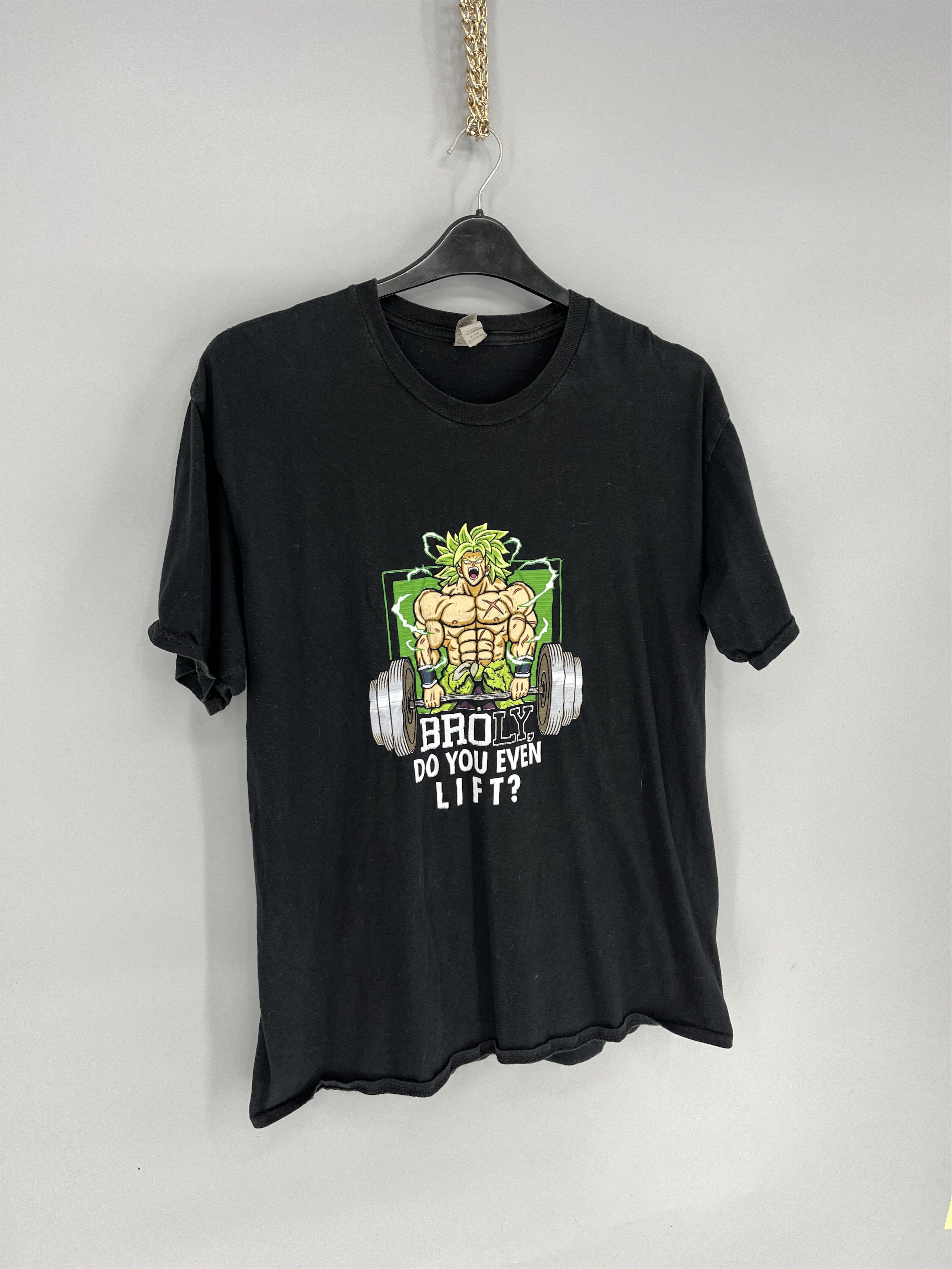 Anime Dragon Ball Super Saiyan Legend Broly Gym Do You Even Lift Size US XXL / EU 58 / 5 - 2 Thumbnail