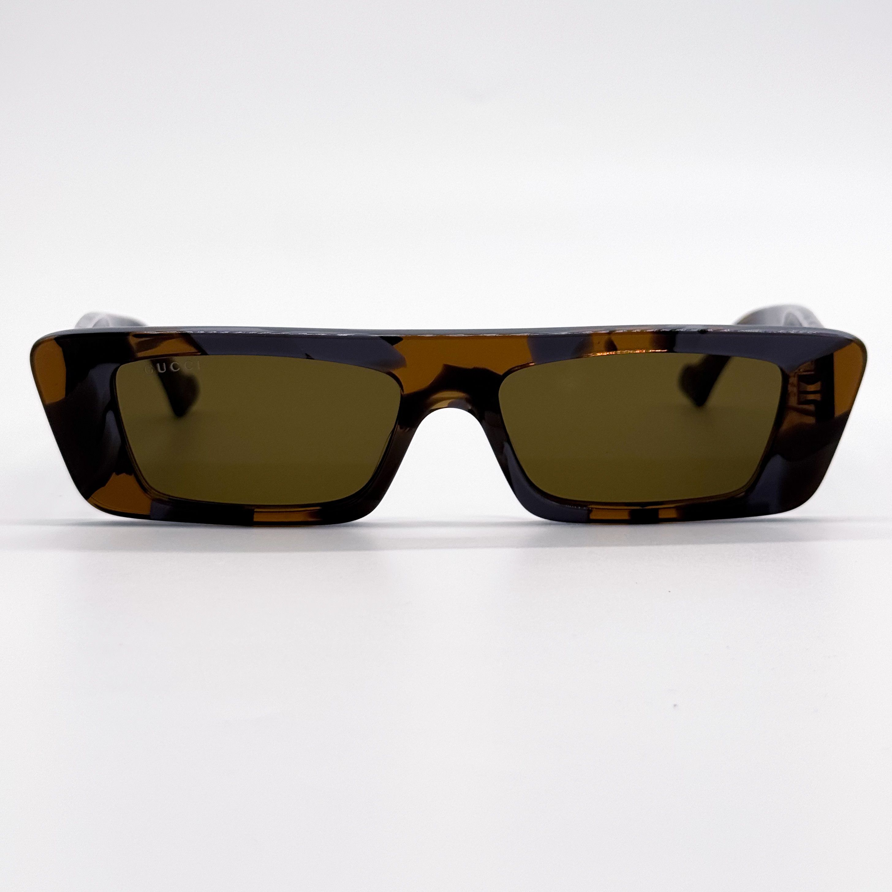 Gucci NEW GUCCI GG1331S 006 UNISEX GREY HAVANA BROWN SUNGLASSES Size ONE SIZE - 3 Thumbnail