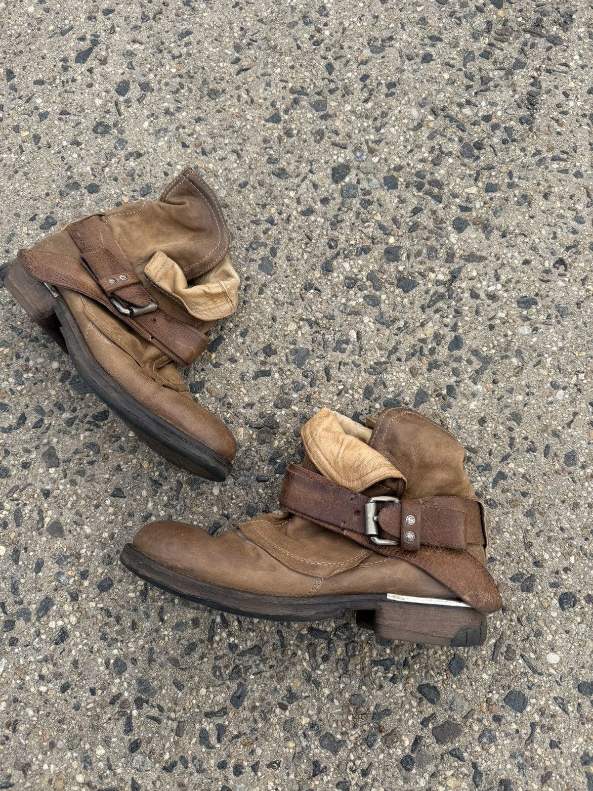 Avant-garde A.S.98 Meatl Leather Boots