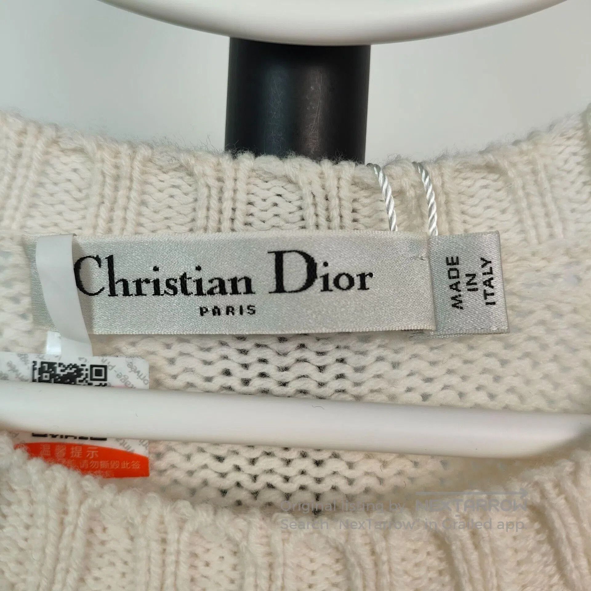 Dior Dior 23SS Star Ruffle White Knit Short Sleeve. Size S / US 4 / IT 40 - 3 Thumbnail