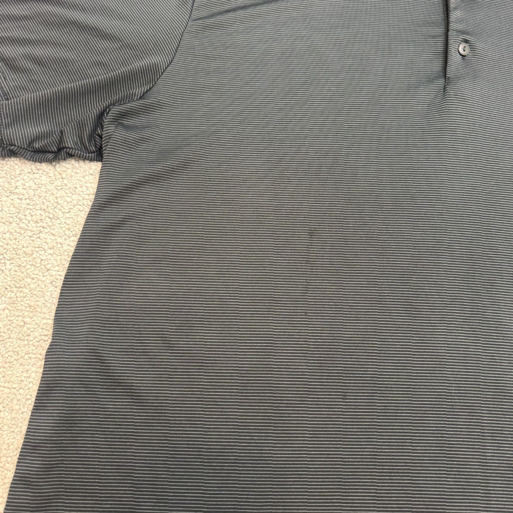 Under Armour Under Armour Shirt 2XL Gray Striped The Playoff Loose Fit Polo Performance Mens Size US XXL / EU 58 / 5 - 7 Thumbnail