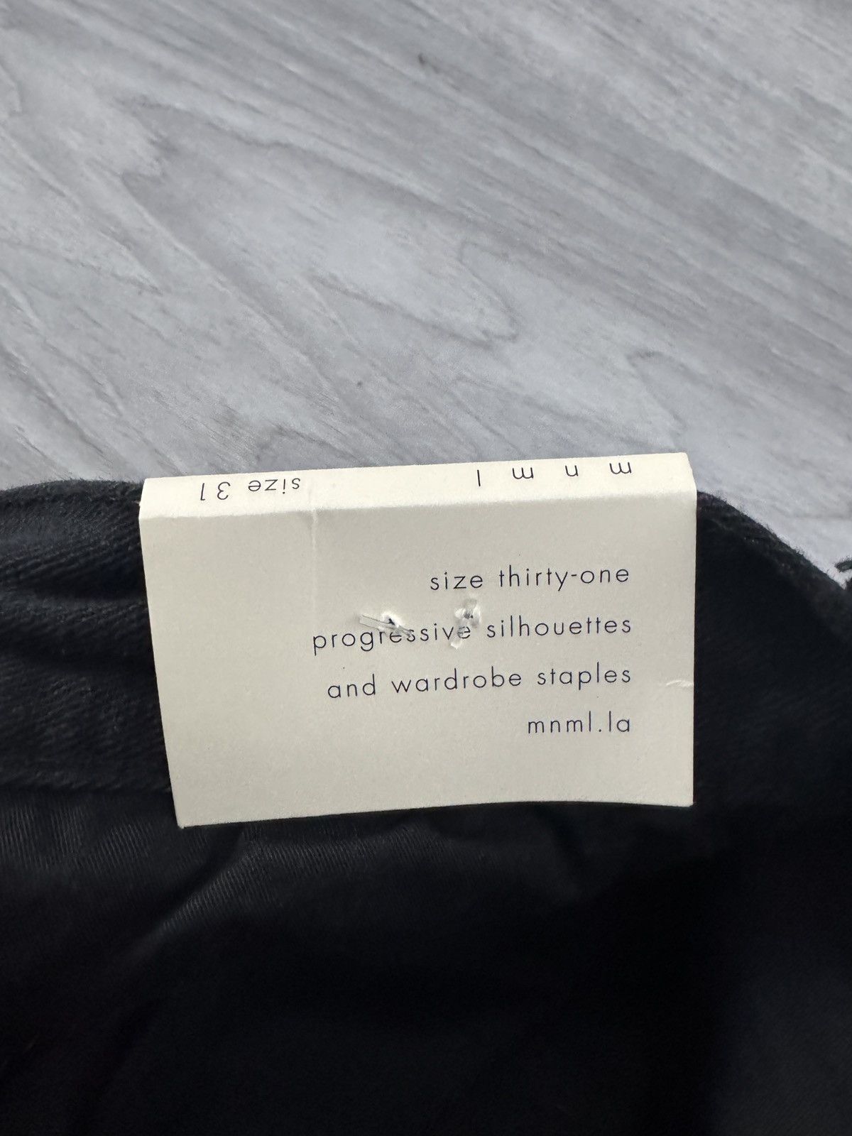 MNML Mnml Waxed Denim Cargo Pants Size US 31 - 4 Thumbnail