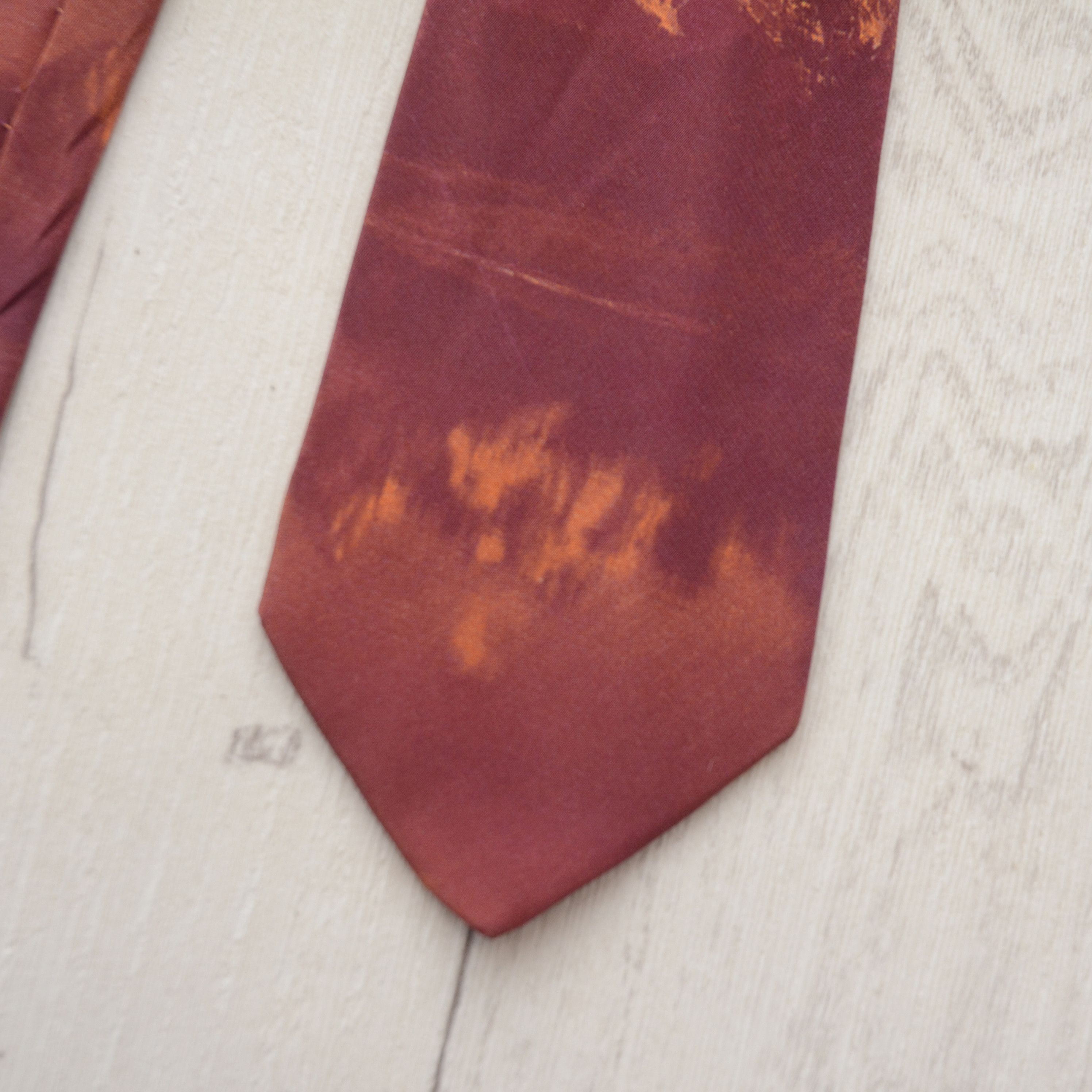 Vintage Vintage Rian Rucci Abstract Art Silk Tie Printed Mountain Size ONE SIZE - 9 Thumbnail