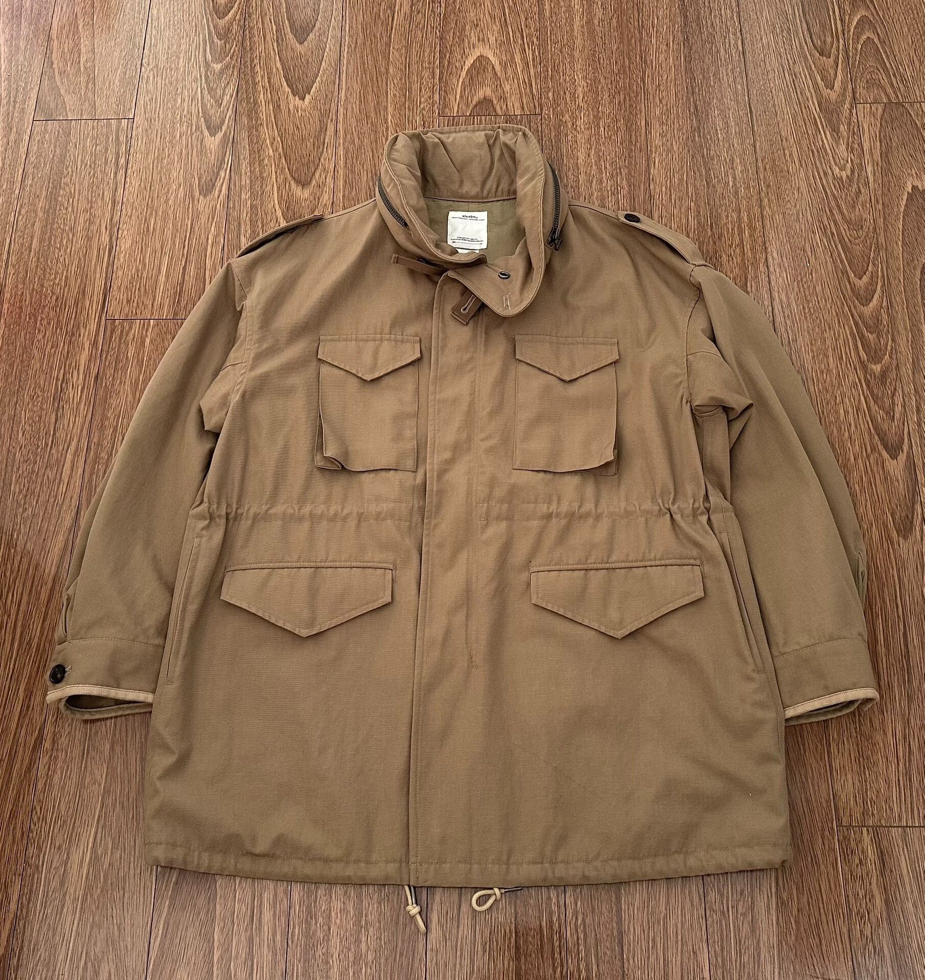 visvim military jacket with four pockets