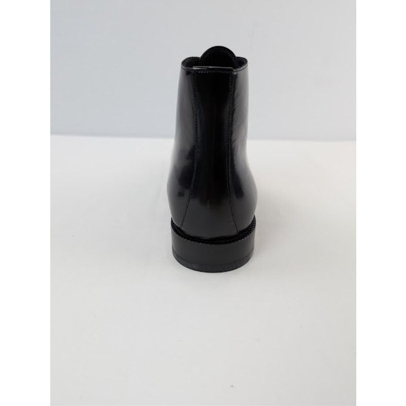 Celine o1rshd1 Leather Mid Top Shiny Classic Army Boots in Black Size US 7 / EU 40 - 16 Thumbnail