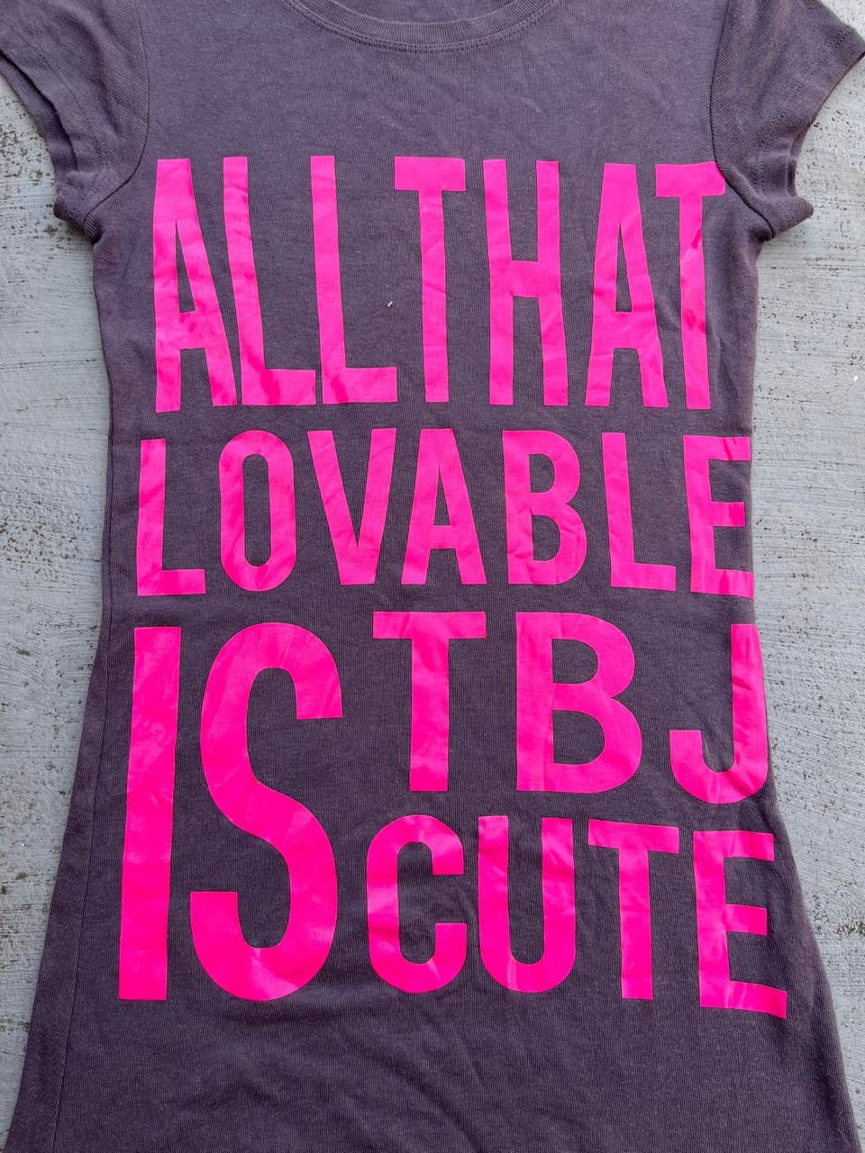 Japanese Brand Ladies Girls Strapless TBJneerby Poem Top Tshirt Size S / US 4 / IT 40 - 3 Thumbnail
