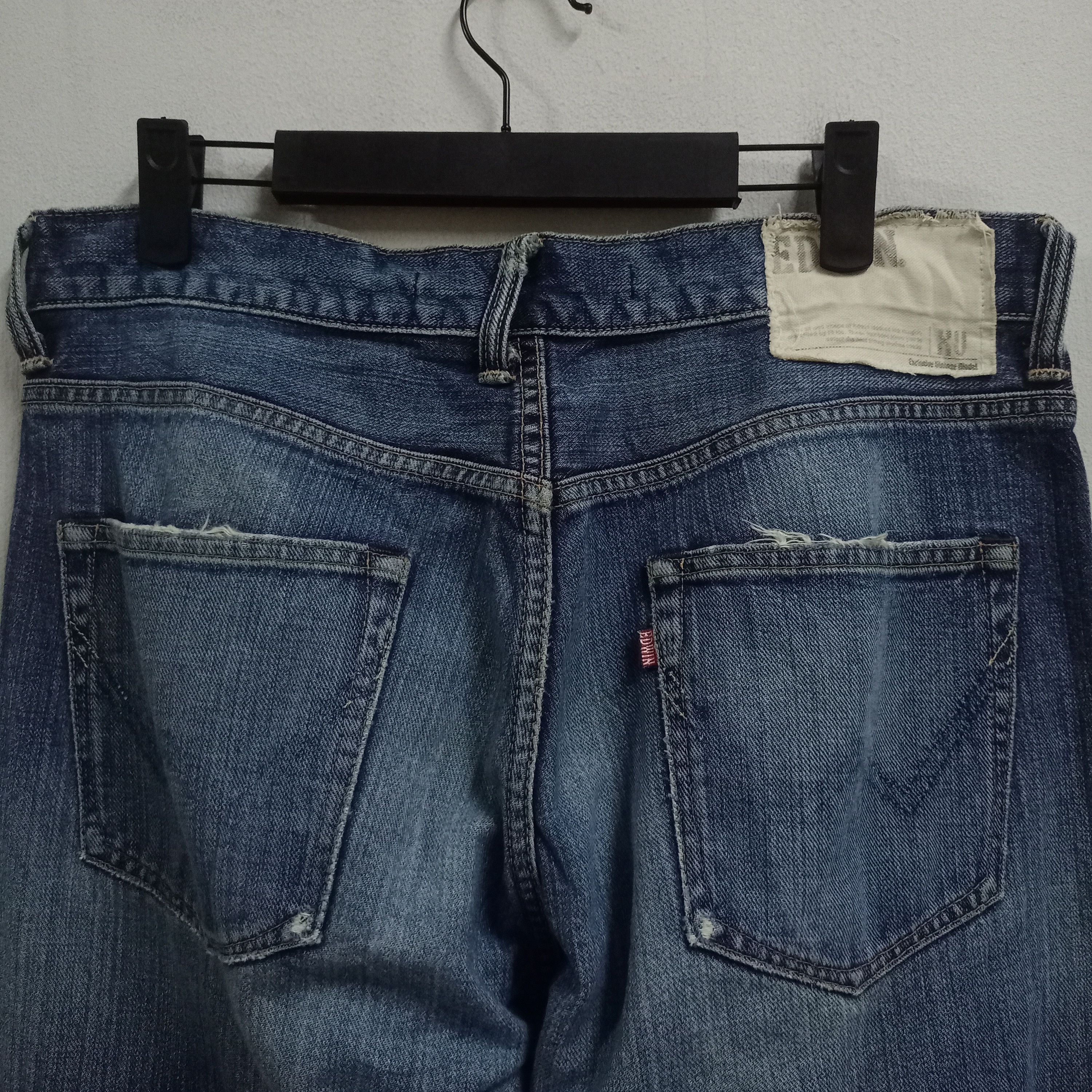 Edwin Exclusive Vintage Edwin XV Blue Wash Baggy Jeans 33x29 Size US 33 - 7 Thumbnail
