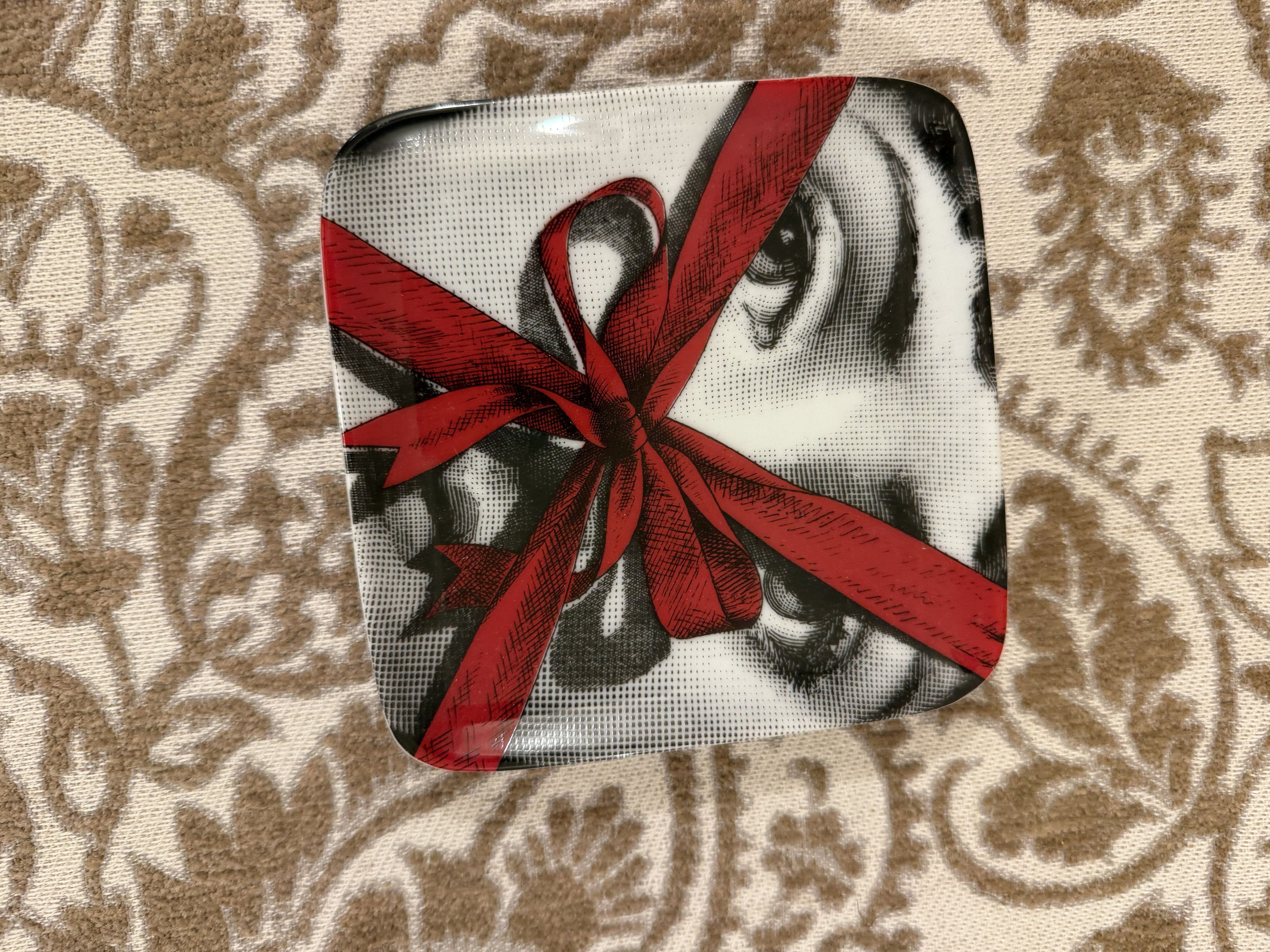 FORNASETTI fornasetti tema e variazioni porcelain tray Size ONE SIZE - 1 Thumbnail