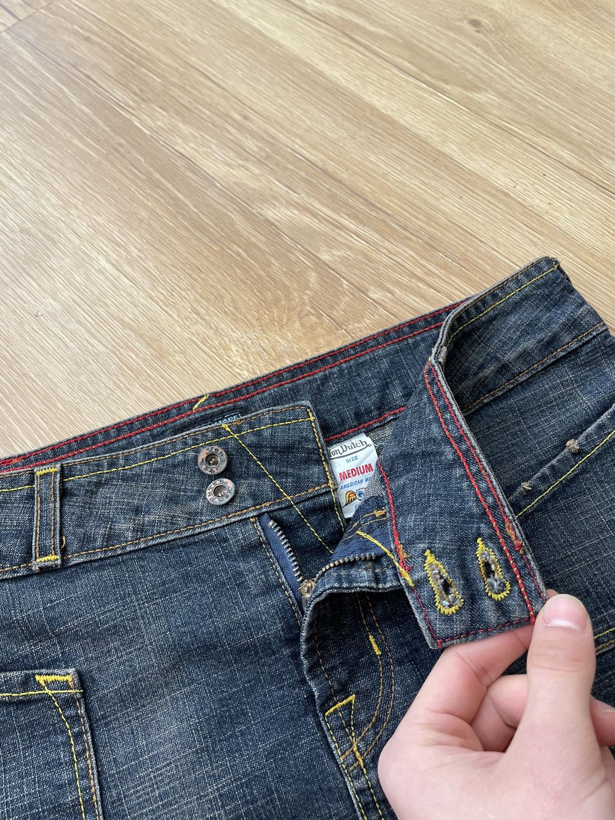 Von Dutch Vintage Von Dutch Denim Zipper Skirt Size M y2k Size 30" / US 8 / IT 44 - 6 Thumbnail