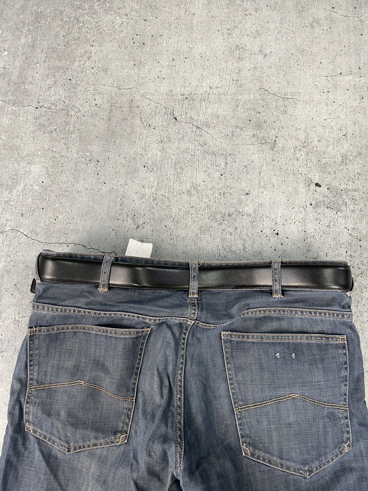 Giorgio Armani Vintage Armani Leather 130cm Belt Rare Big Buckle Logo Size ONE SIZE - 3 Thumbnail
