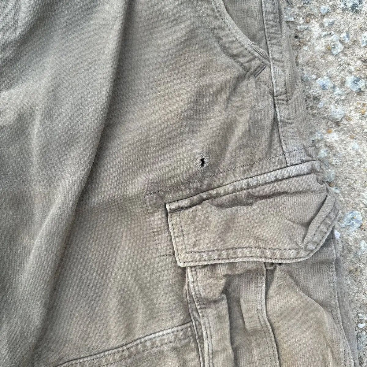 Jungles VINTAGE DOUBLEKNEE TACTICAL FADED UNIQLO JAPANESE CARGO PANT Size US 32 / EU 48 - 5 Thumbnail