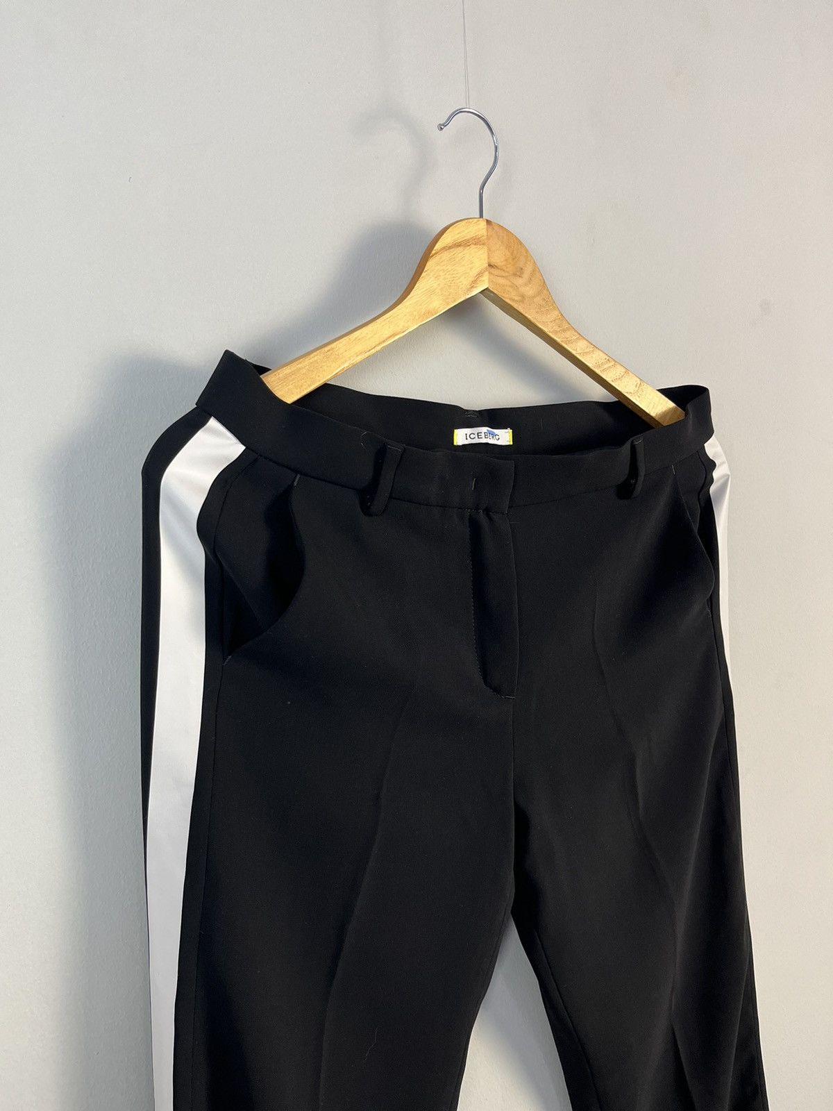 Iceberg Iceberg Luxury Stripes Nylon Pants Trousers Size 28" / US 6 / IT 42 - 2 Thumbnail