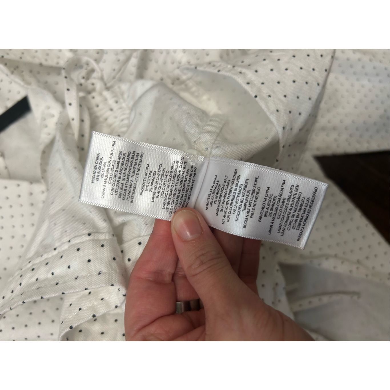 Current/Elliot CURRENT ELLIOT South Canon Polka Dot Button Down Shirt In Wh Size S / US 4 / IT 40 - 5 Thumbnail