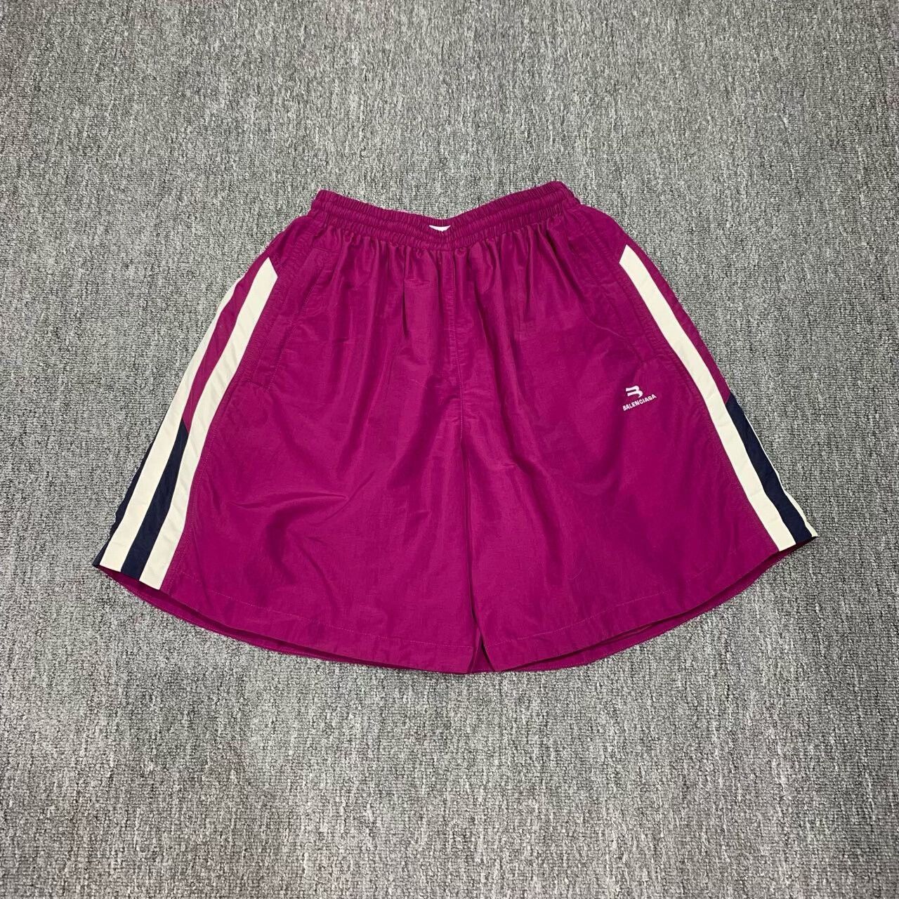 Balenciaga balenciaga purple double hook shorts size 34 Size US 34 / EU 50 - 1 Thumbnail