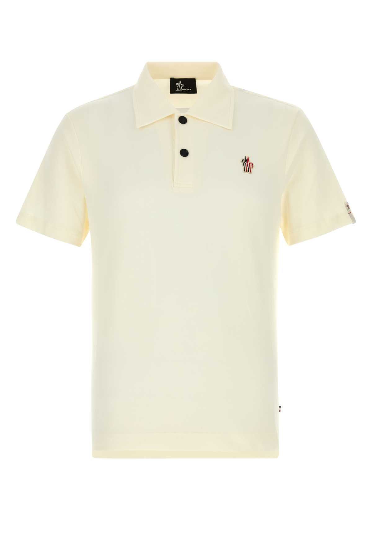 Moncler Grenoble Ivory Piquet Polo Shirt Size US S / EU 44-46 / 1 - 1 Thumbnail