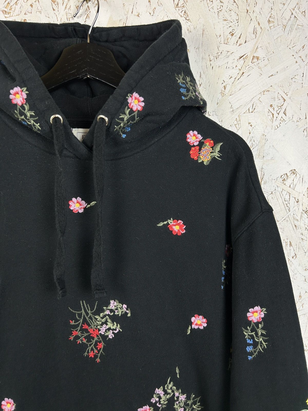 Erdem Erdem x H&M FW17 Floral Flower Embroidery Hoodie Black S Size US S / EU 44-46 / 1 - 2 Thumbnail